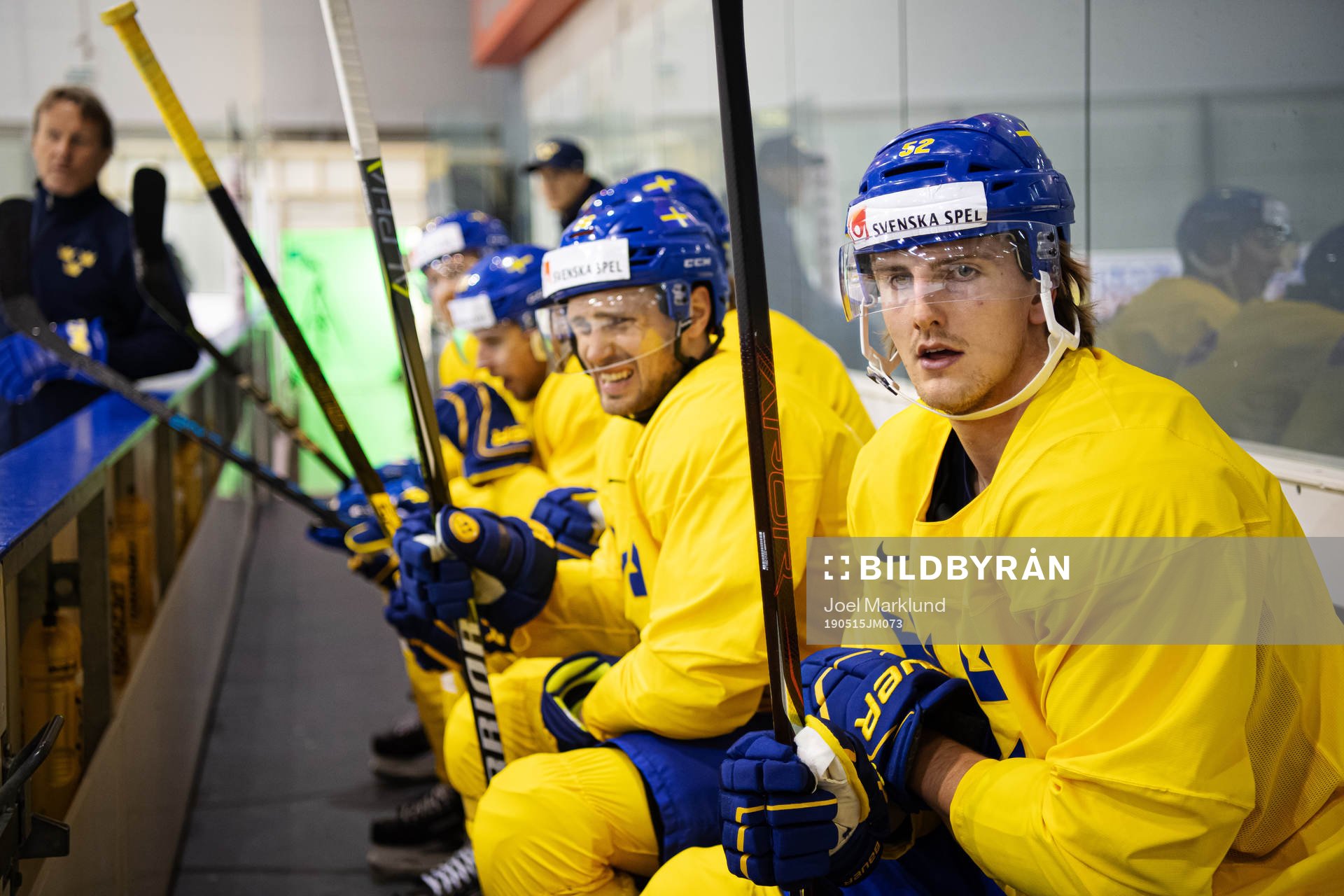 Philip Holm of Sweden at a practice session