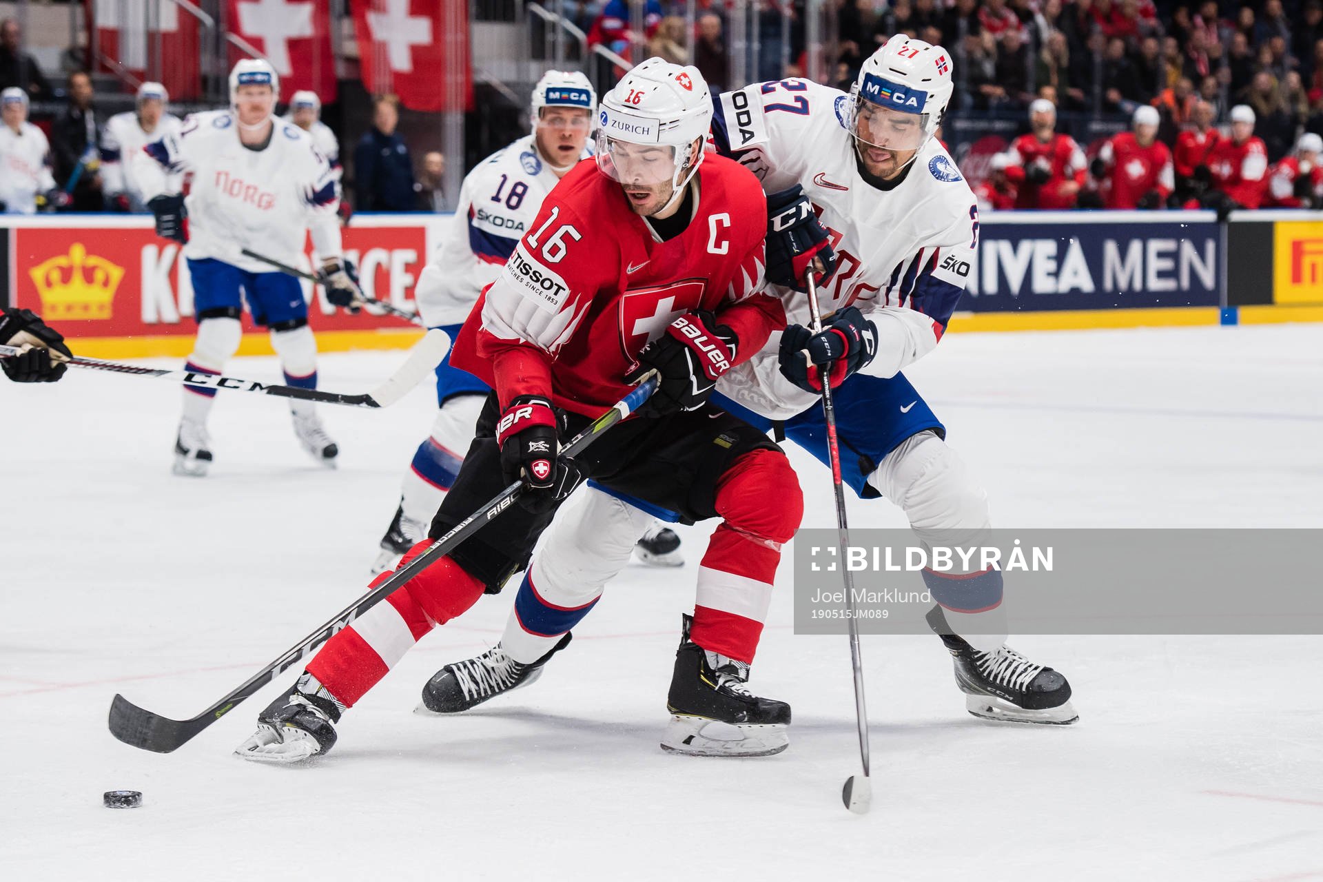 Raphael Diaz of Switzerland and Andreas Martinsen of Norway