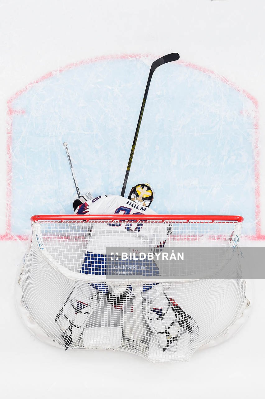 Goaltender Henrik Holm of Norway