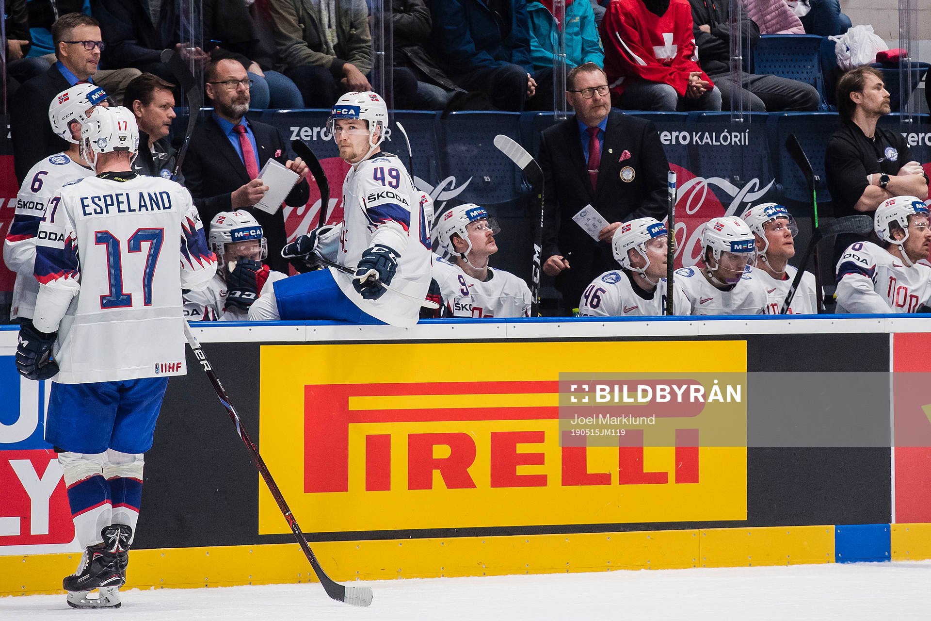 Head coach Petter Thoresen and assistant coach Per-Erik