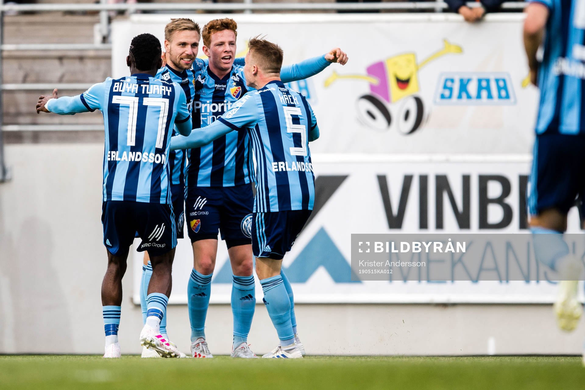 Djurgårdens Jonathan Ring jublar