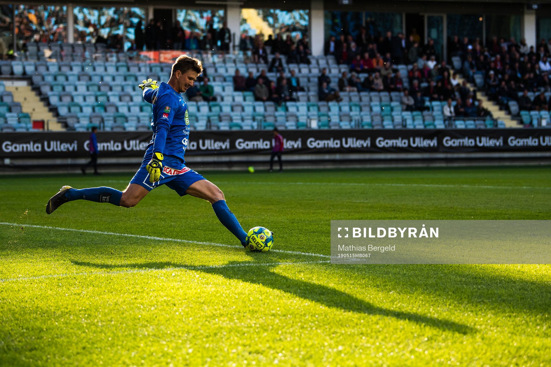 Varbergs målvakt August Strömberg