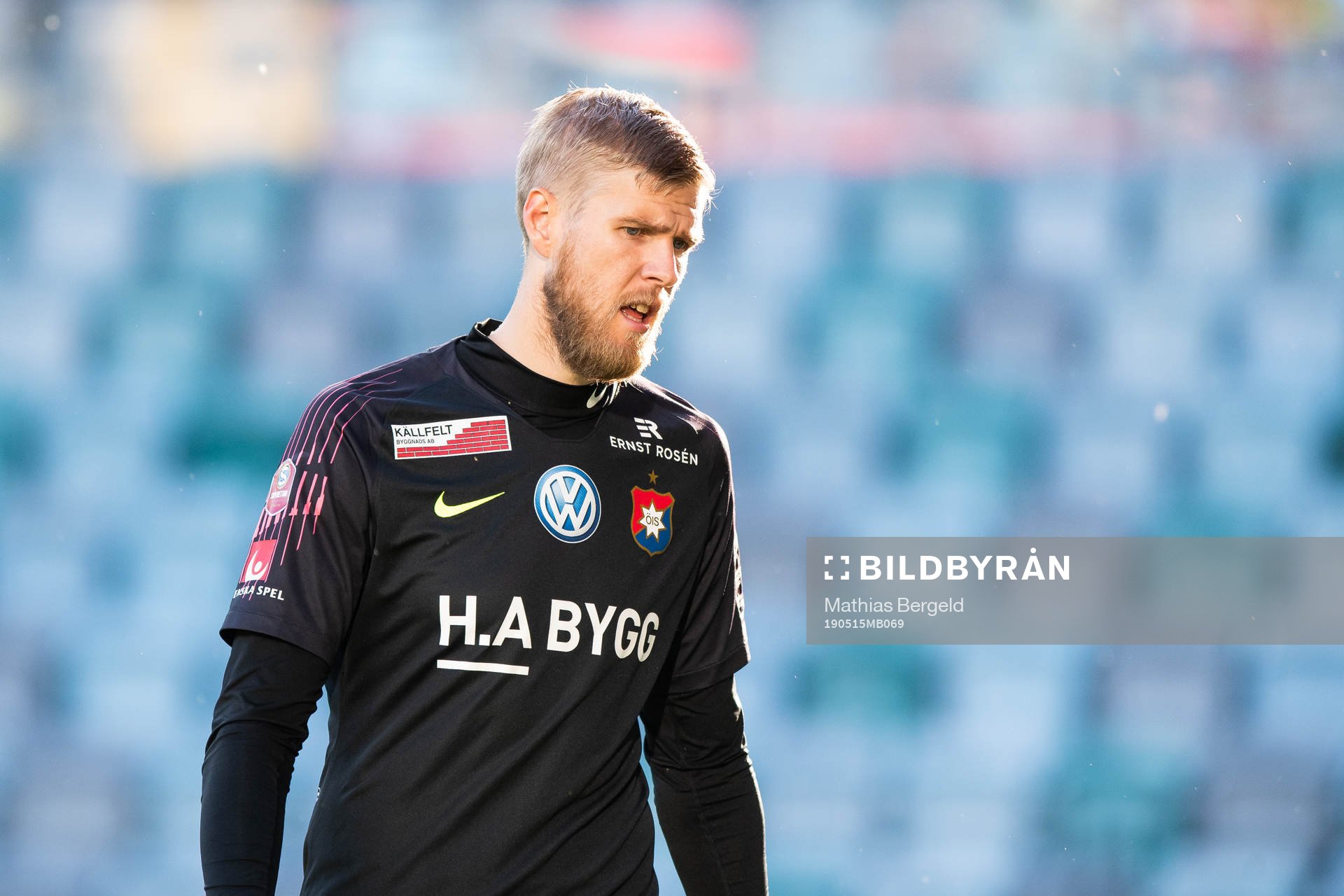 Örgrytes målvakt Fredrik Andersson deppar
