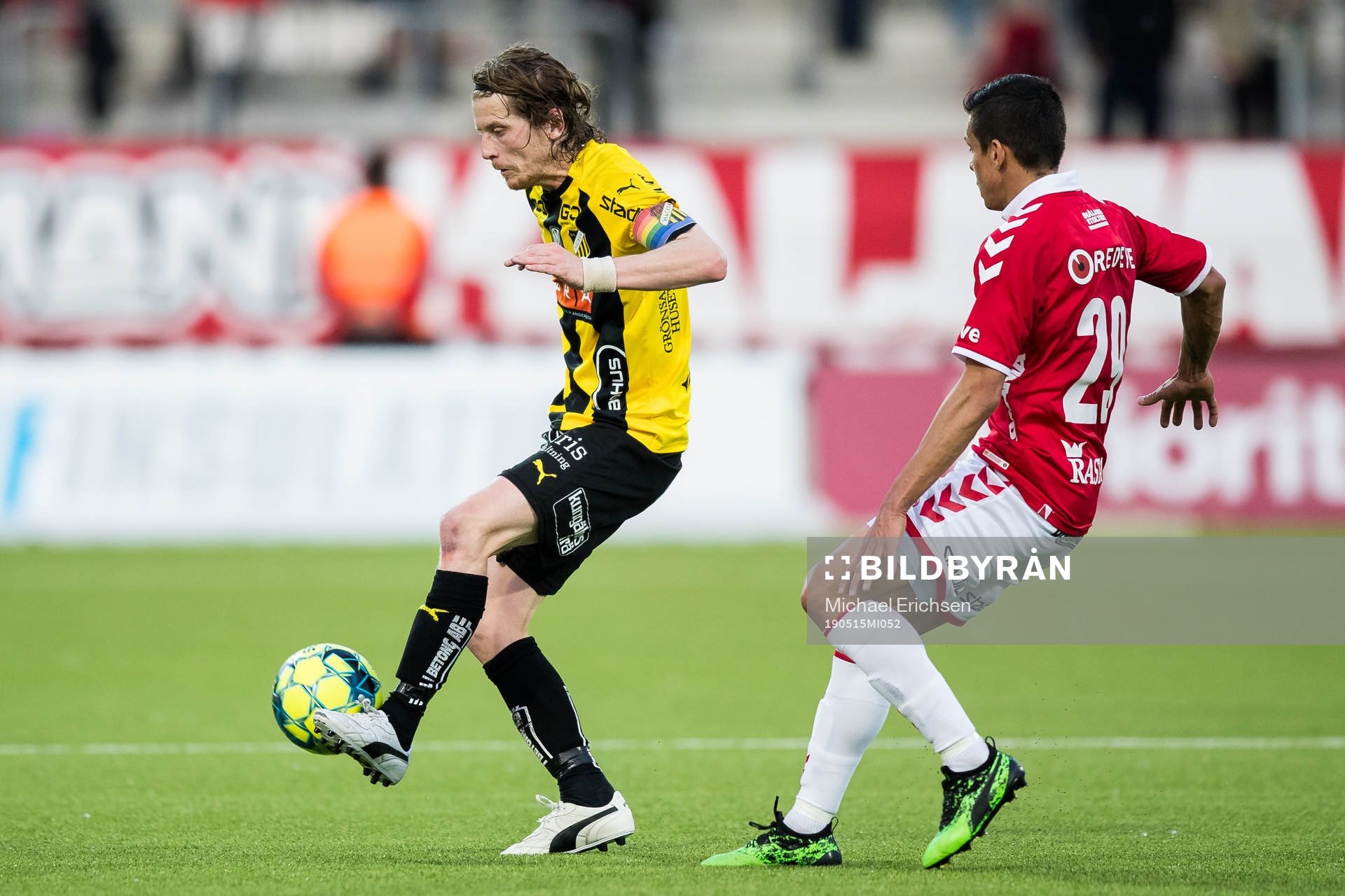 Häckens Erik Friberg och Kalmars Romário Pereira Sipião