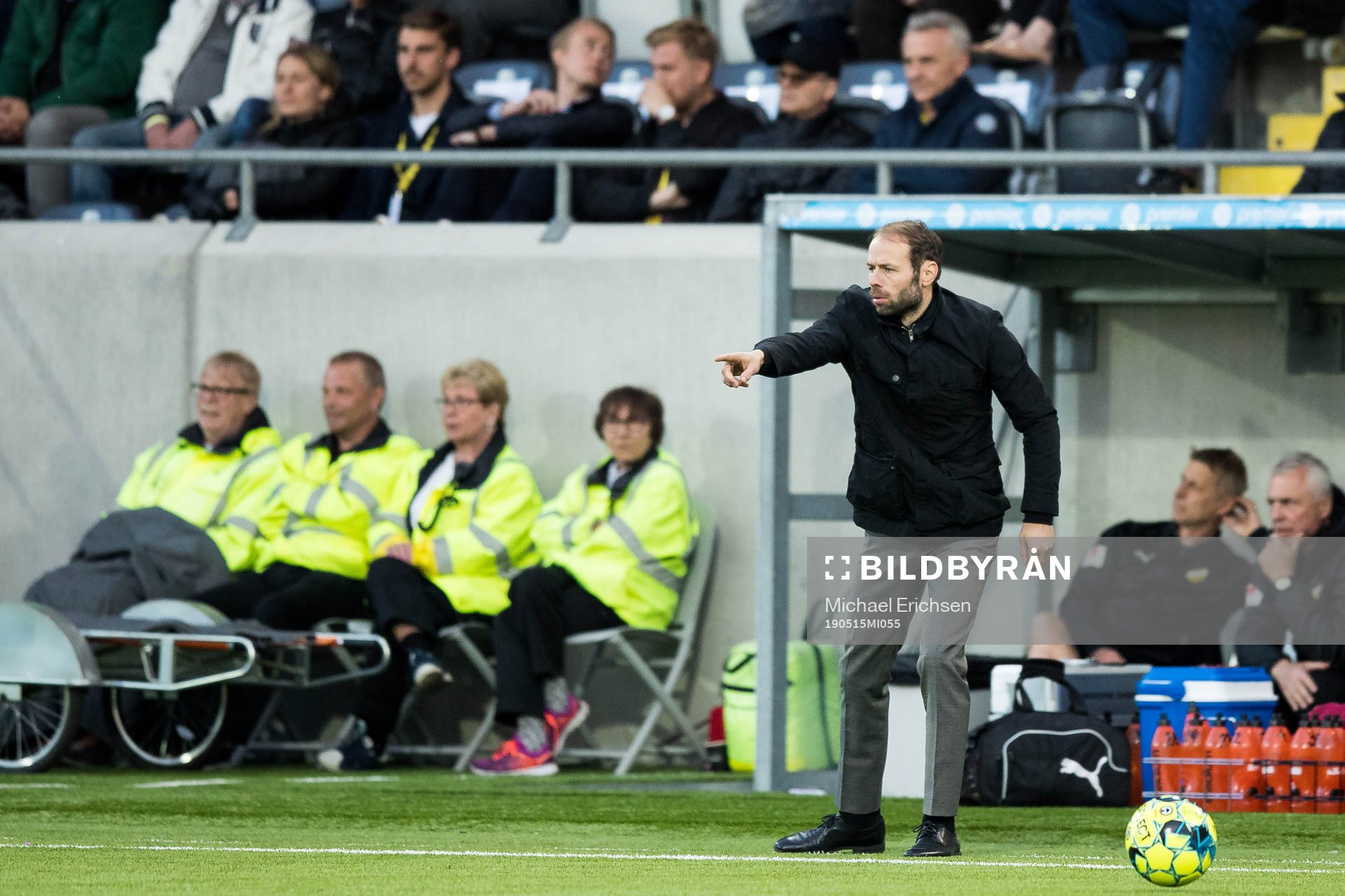 Häckens tränare Andreas Alm