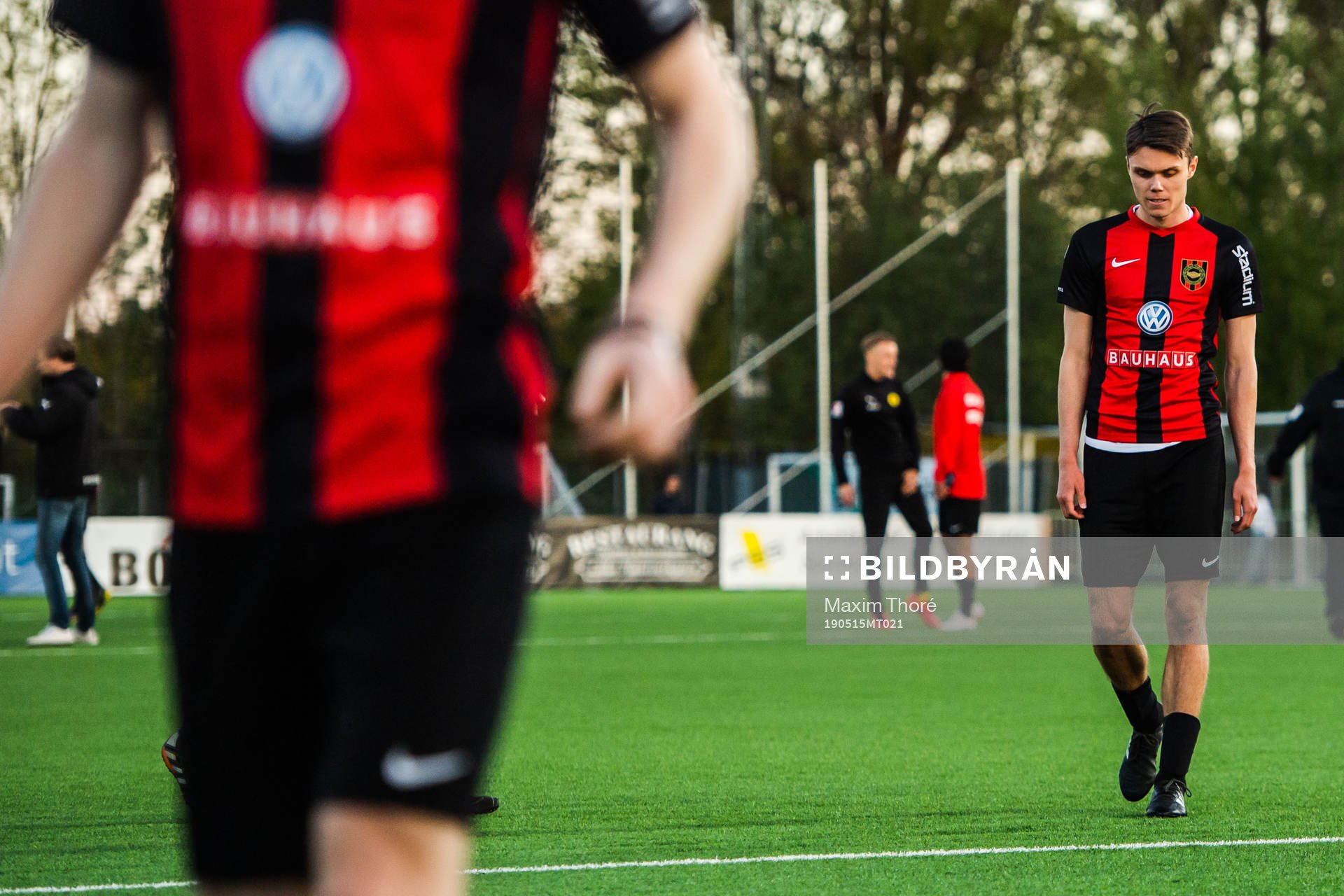 Brommapojkarnas Albin Linnér deppar
