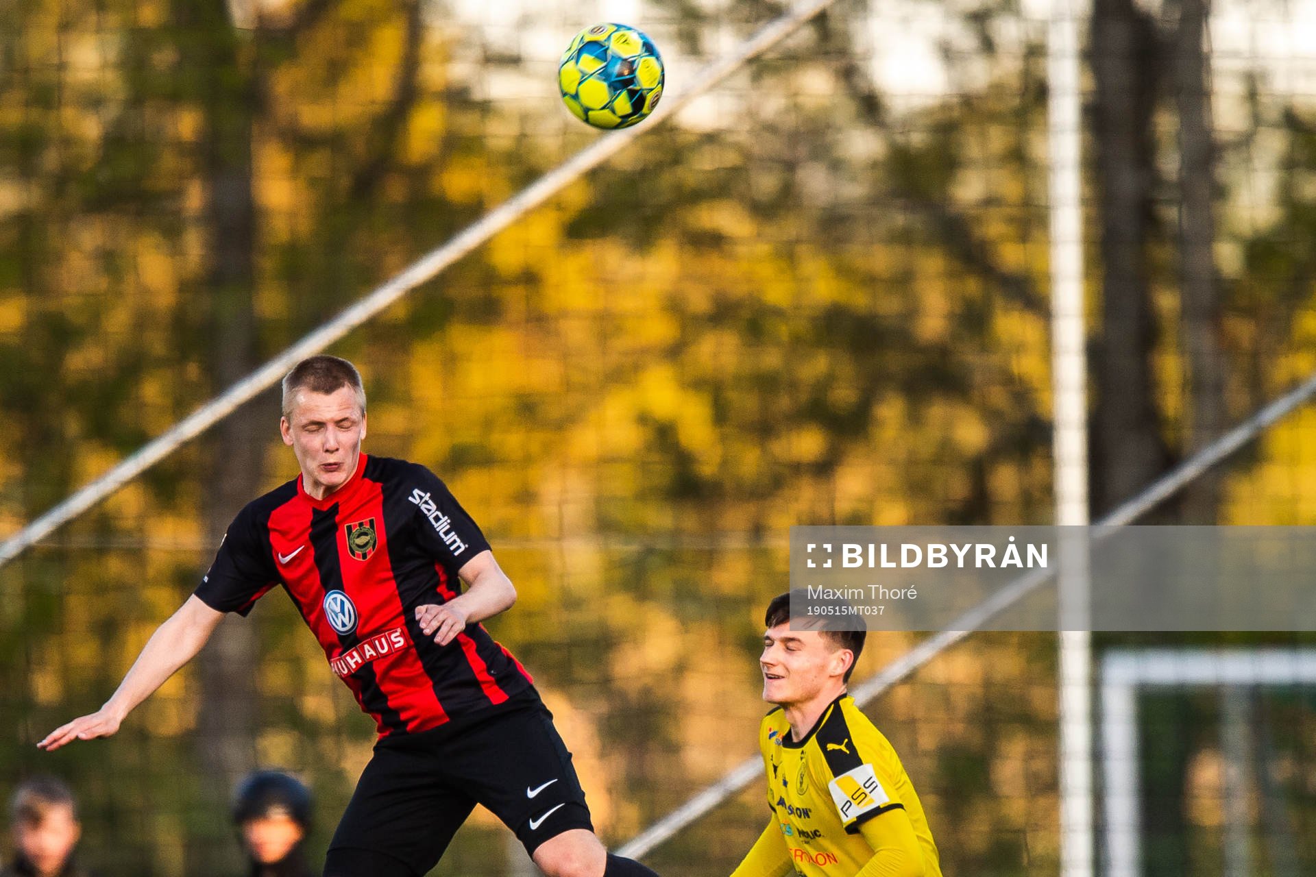 Brommapojkarnas Billy Nordström och Frejs Mattias Bouvin