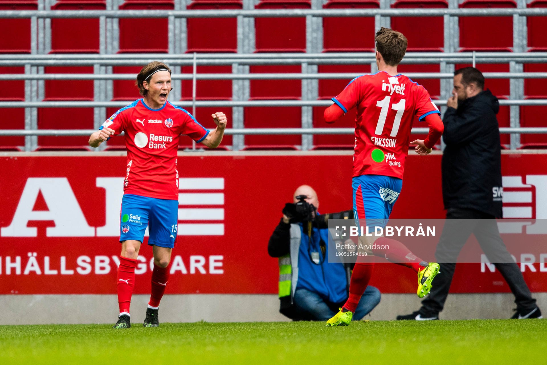 Helsingborgs Max Svensson jublar