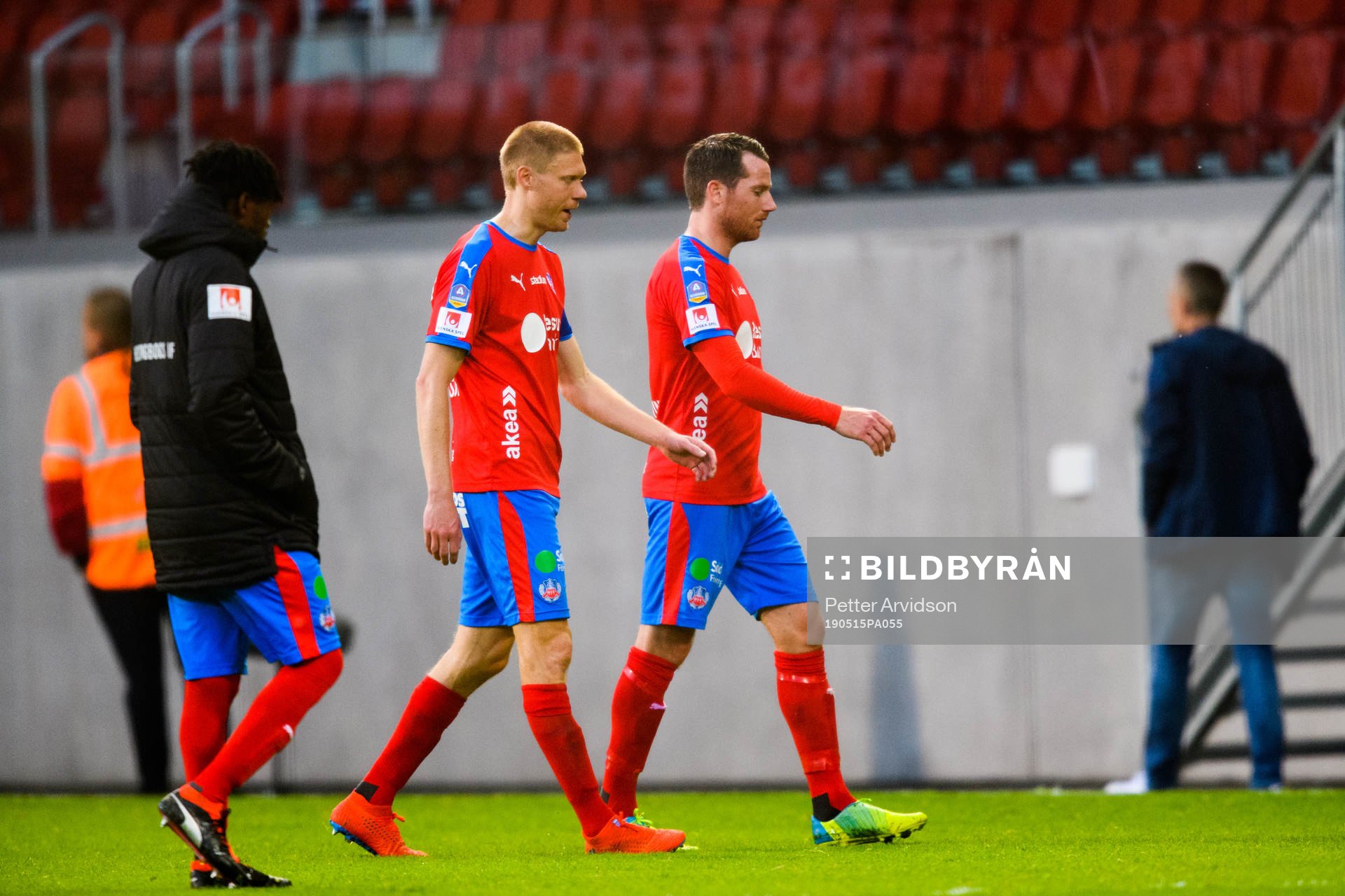 Helsingborgs Markus Holgersson och Johan Persson deppar