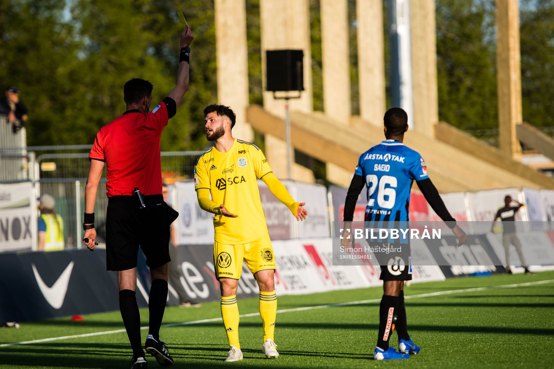 Sundsvalls Jonathan Tamimi och Sirius Mohammed Saeid varnas