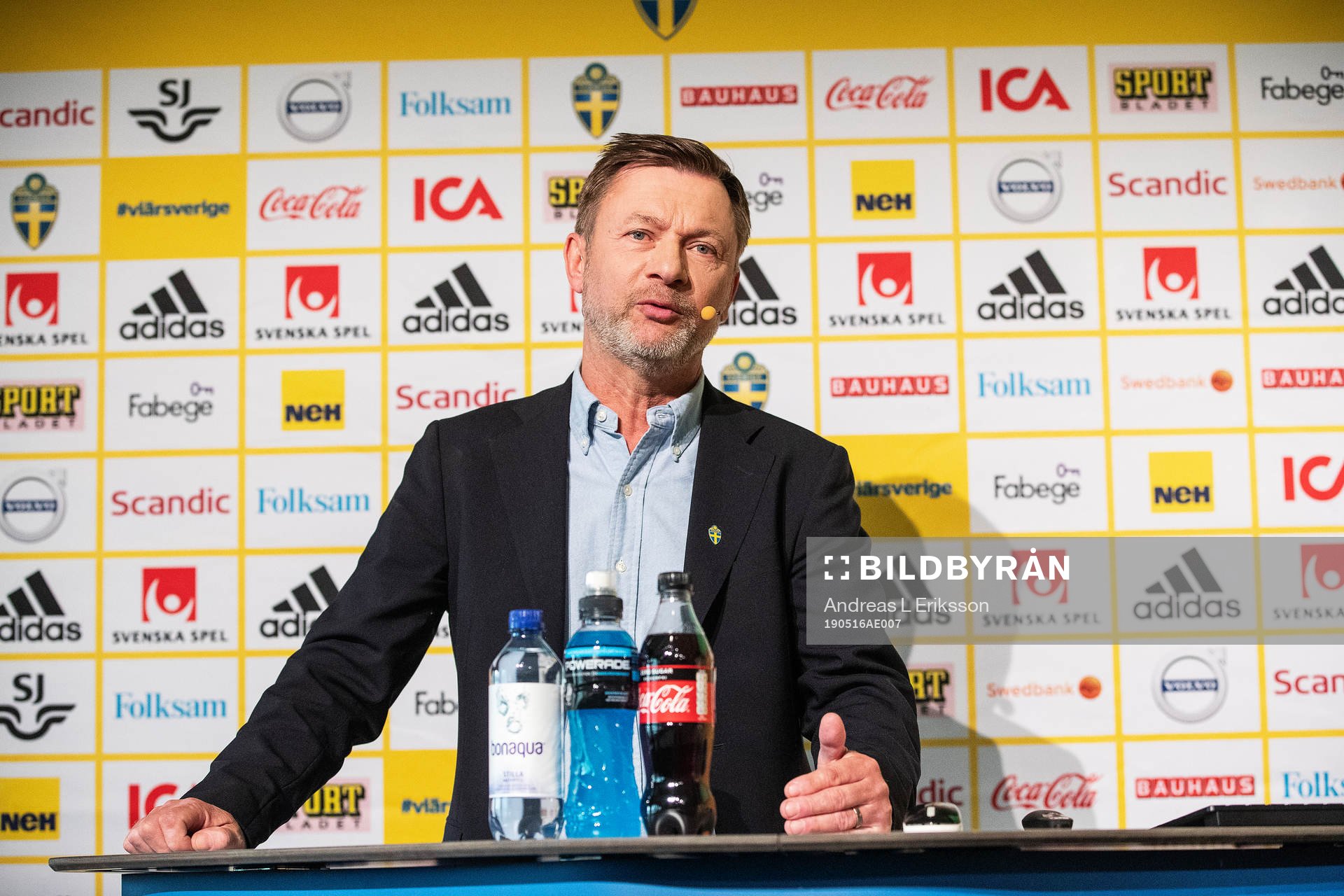 Peter Gerhardsson head coach of Sweden