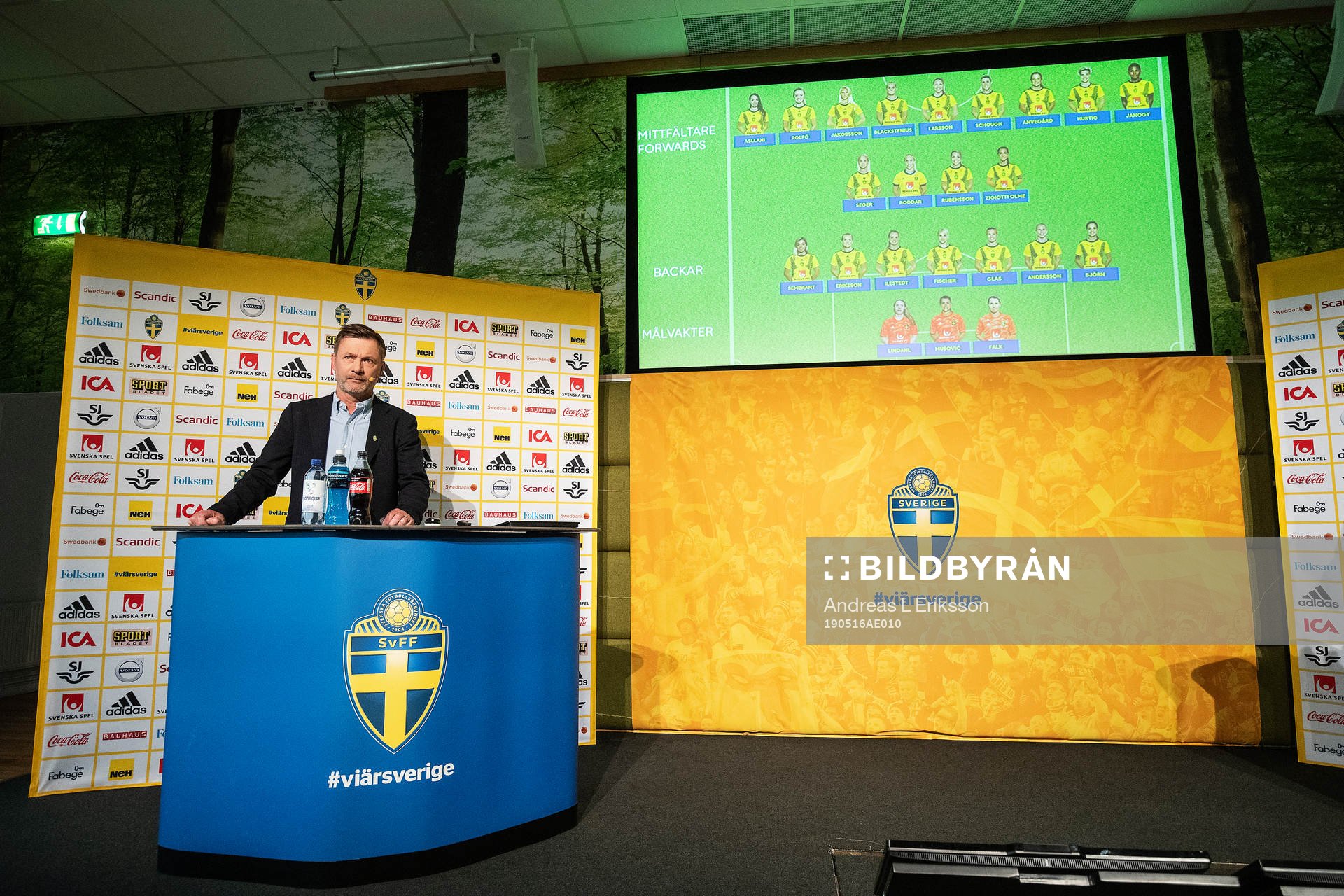 Peter Gerhardsson head coach of Sweden