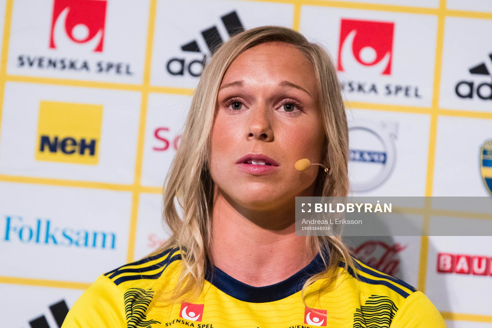 Jonna Andersson of the Swedish national football team