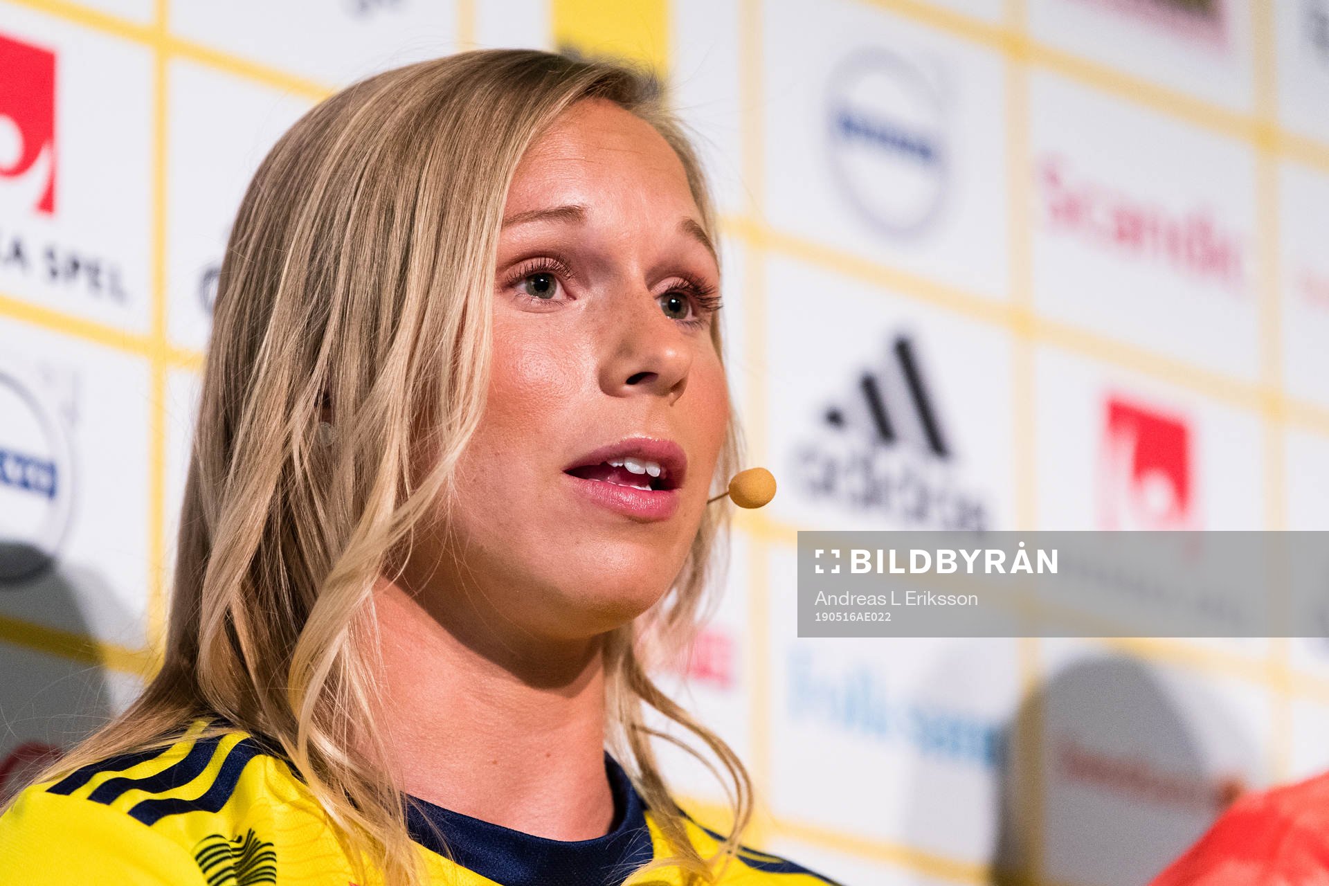 Jonna Andersson of the Swedish national football team