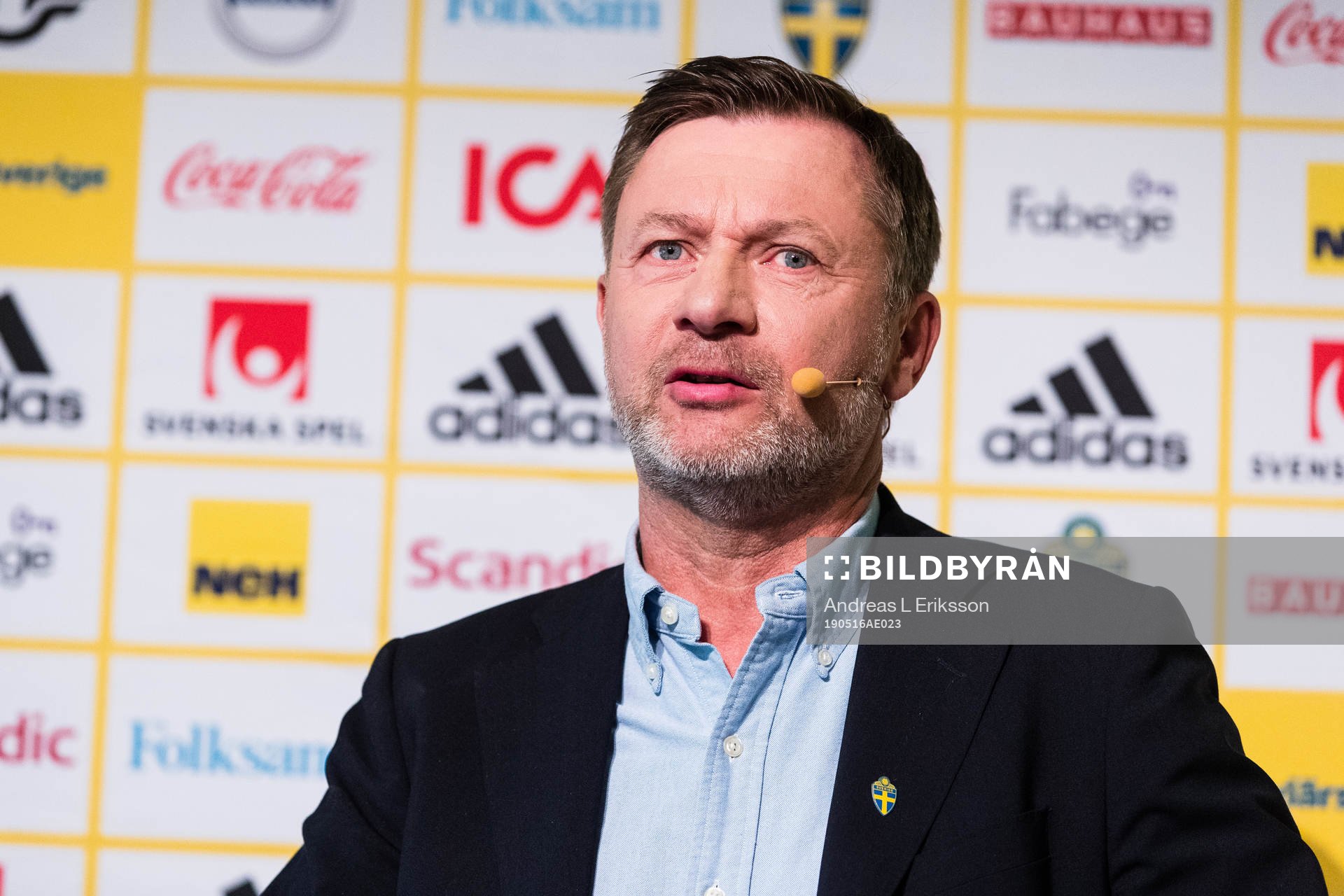 Peter Gerhardsson head coach of the Swedish national