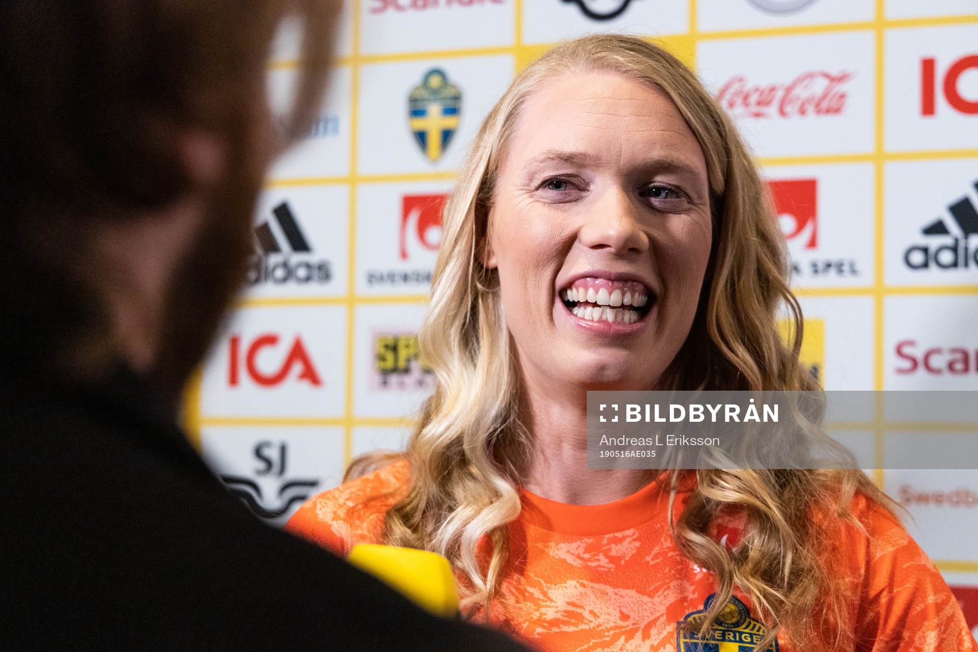 Goalkeeper Hedvig Lindahl of the Swedish national football