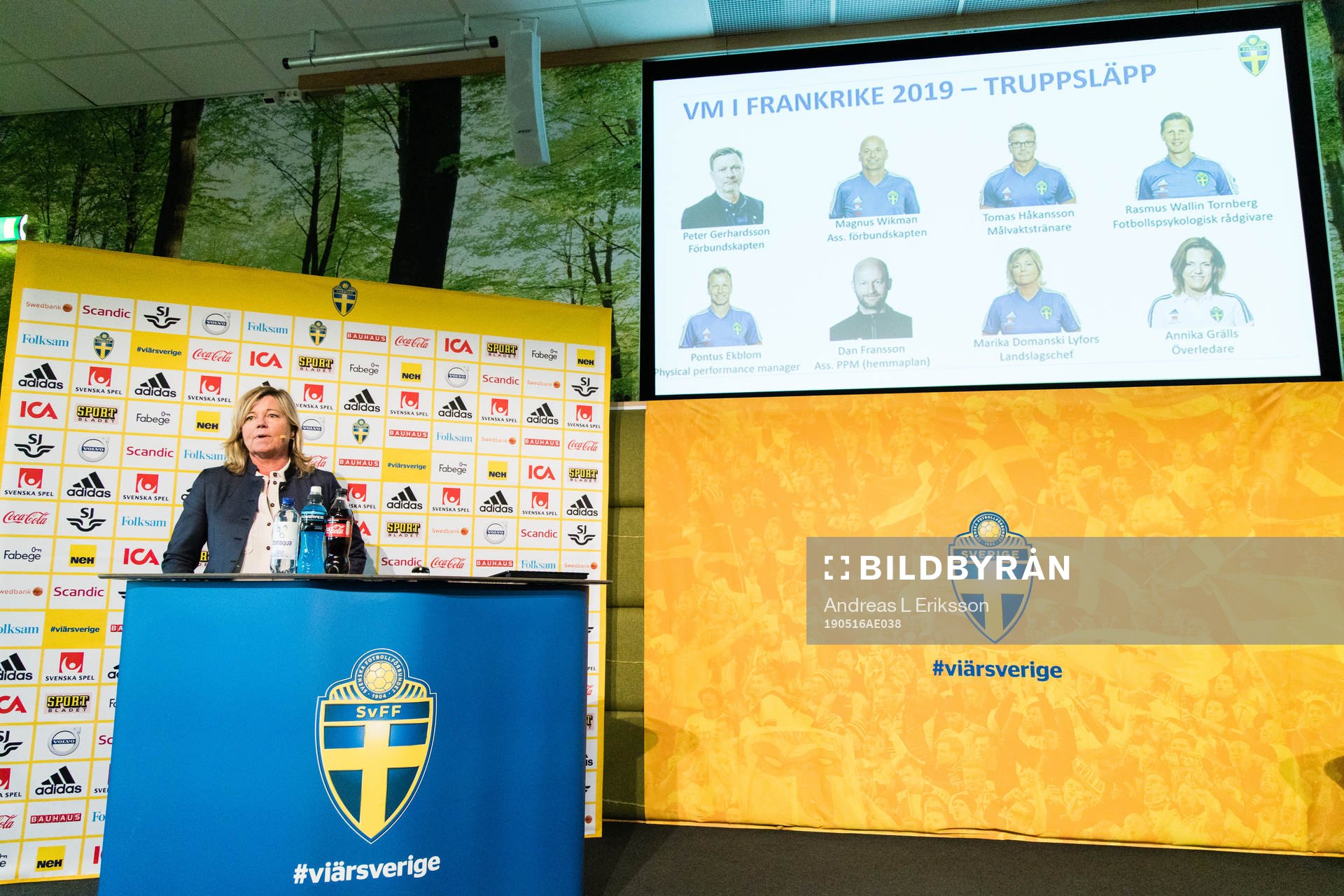 Team manager of Sweden Marika Domanski Lyfors