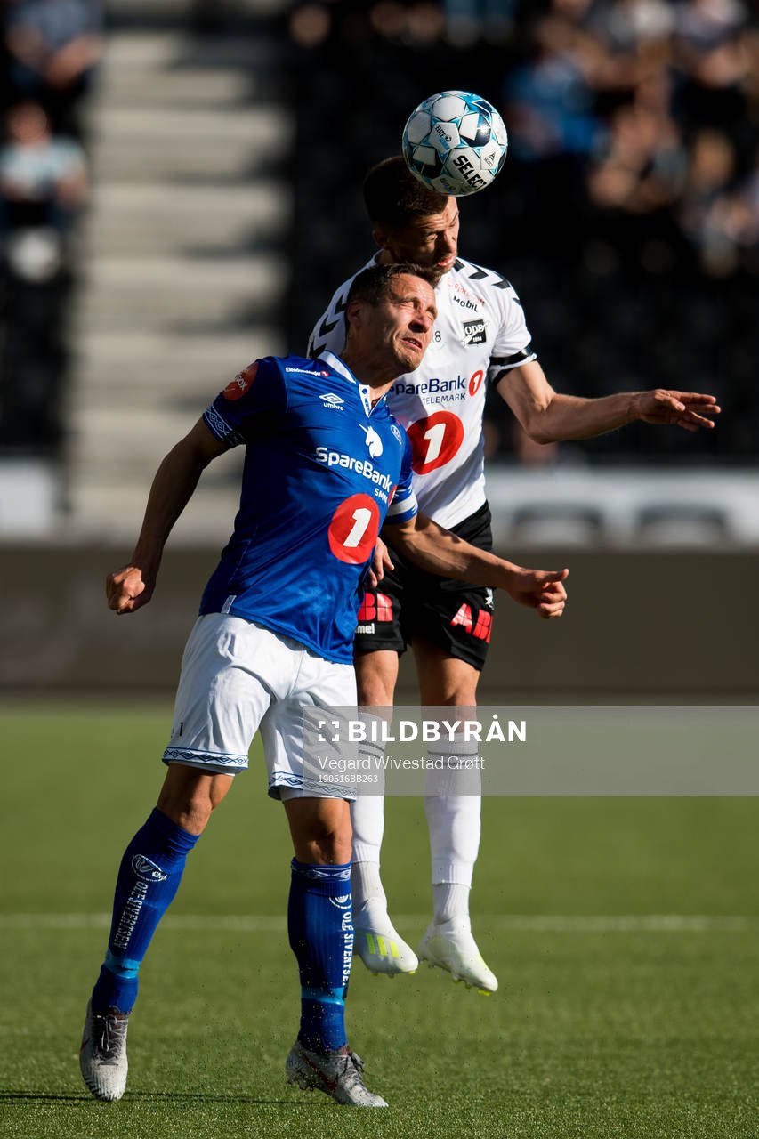 Mads Reginiussen of Ranheim and Vebjørn Hoff of Odd