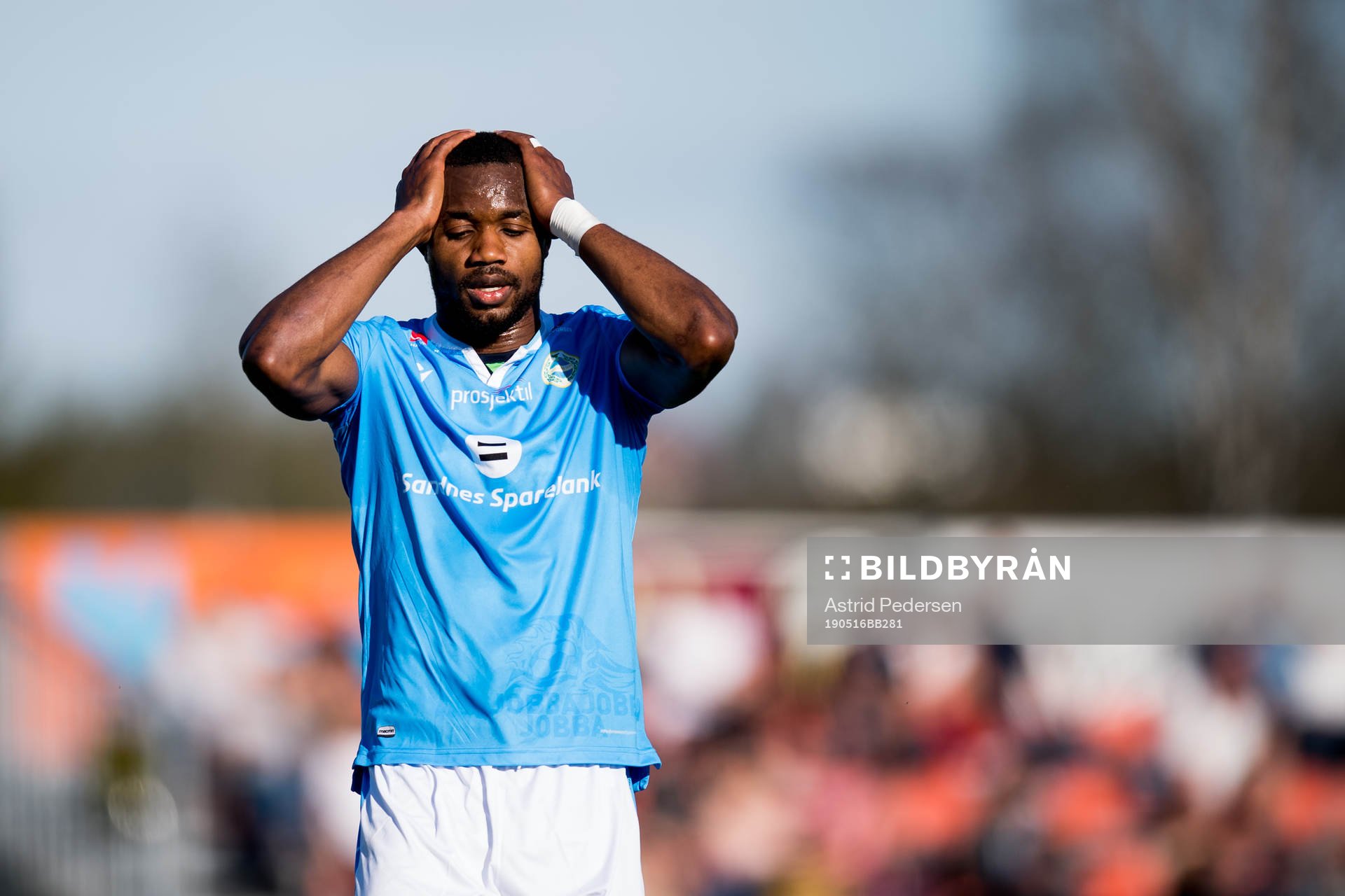 Kachi of Sandnes Ulf looks dejected