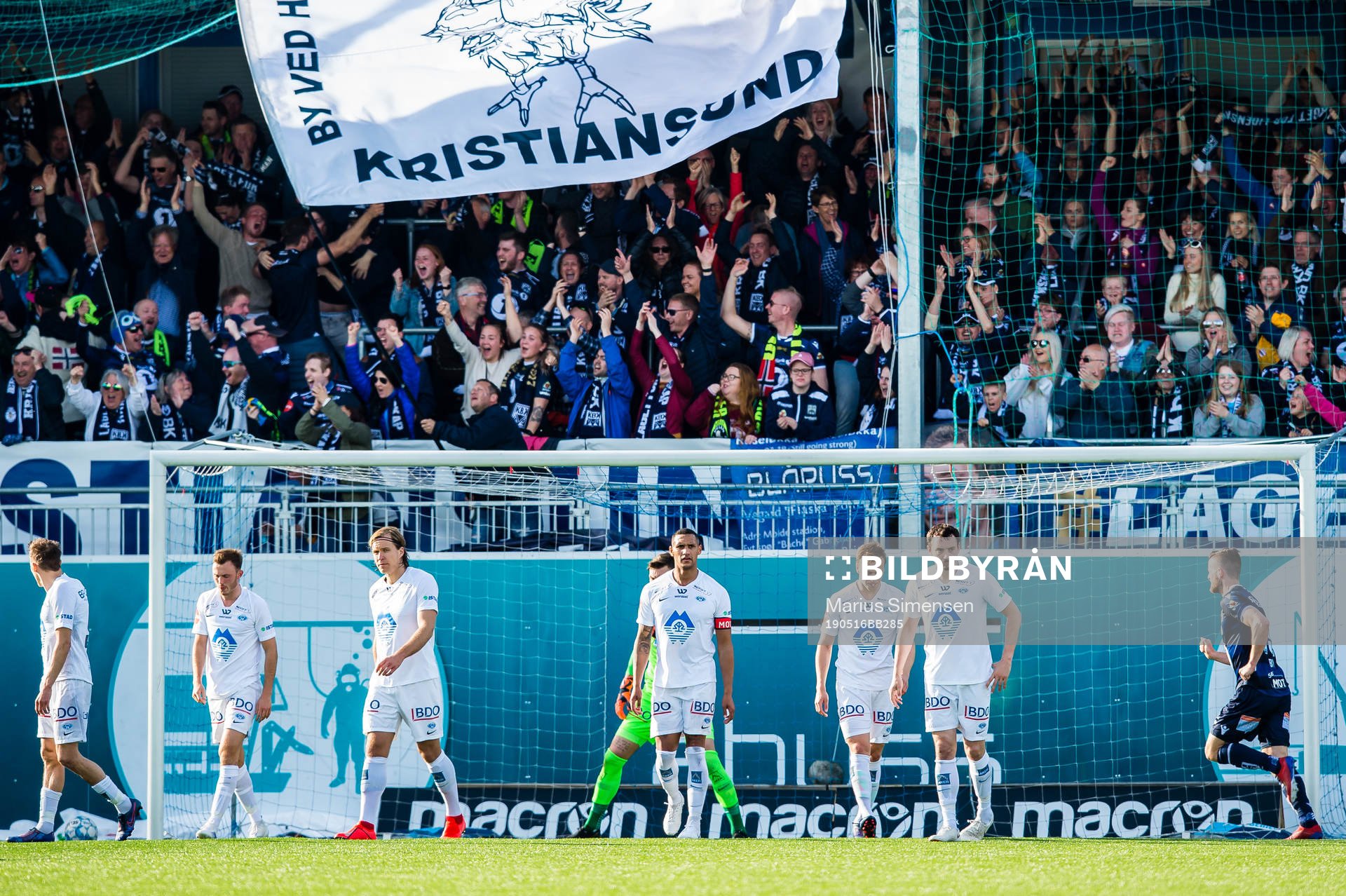 Players of Molde looks dejected