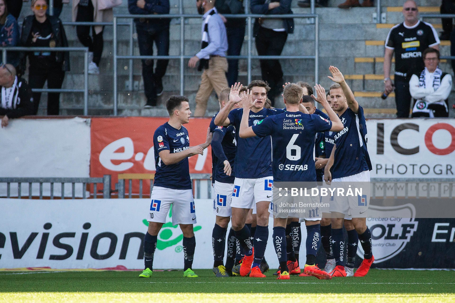 IFK Norrköpings Alexander Fransson jublar