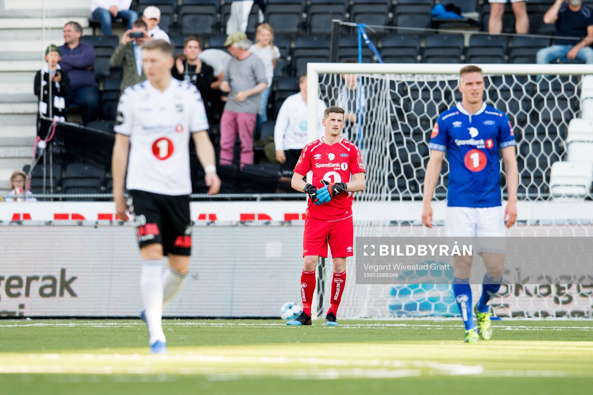 Goalkeeper Even Barli of Ranheim looks dejected
