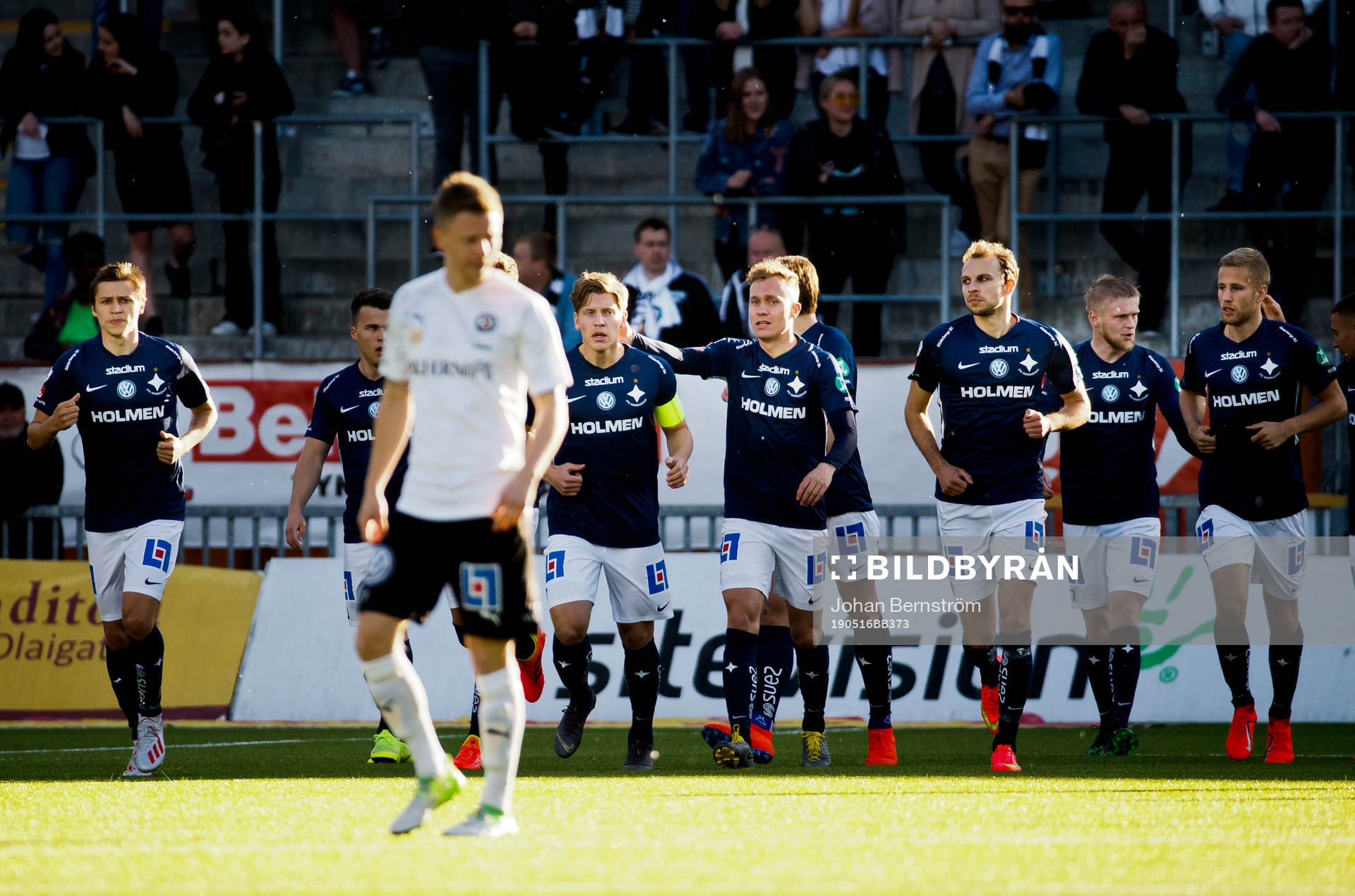 IFK Norrköpings Alexander Fransson gör 0-1 och jublar