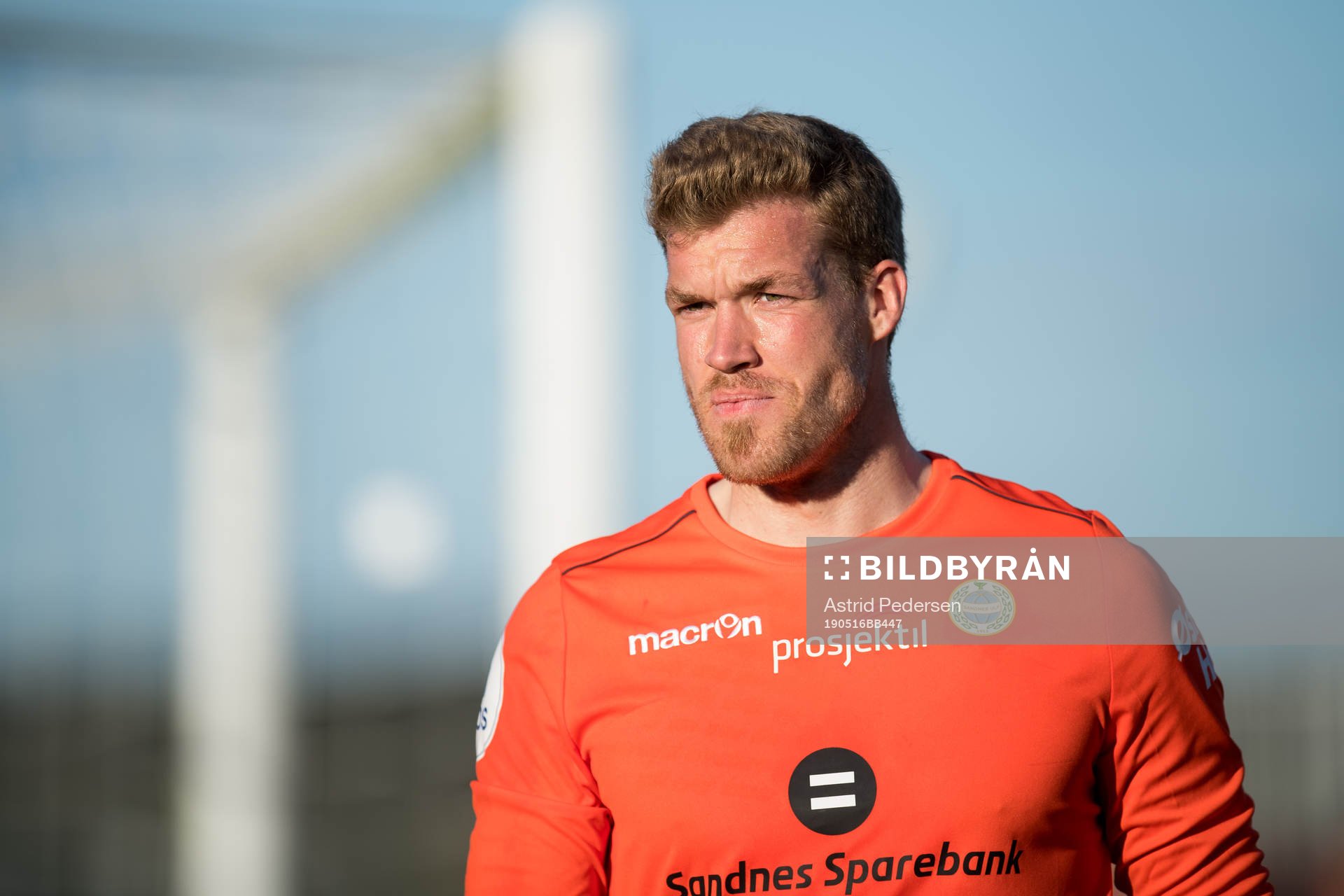 Goalkeeper Saku-Pekka Sahlgren of Sandnes Ulf