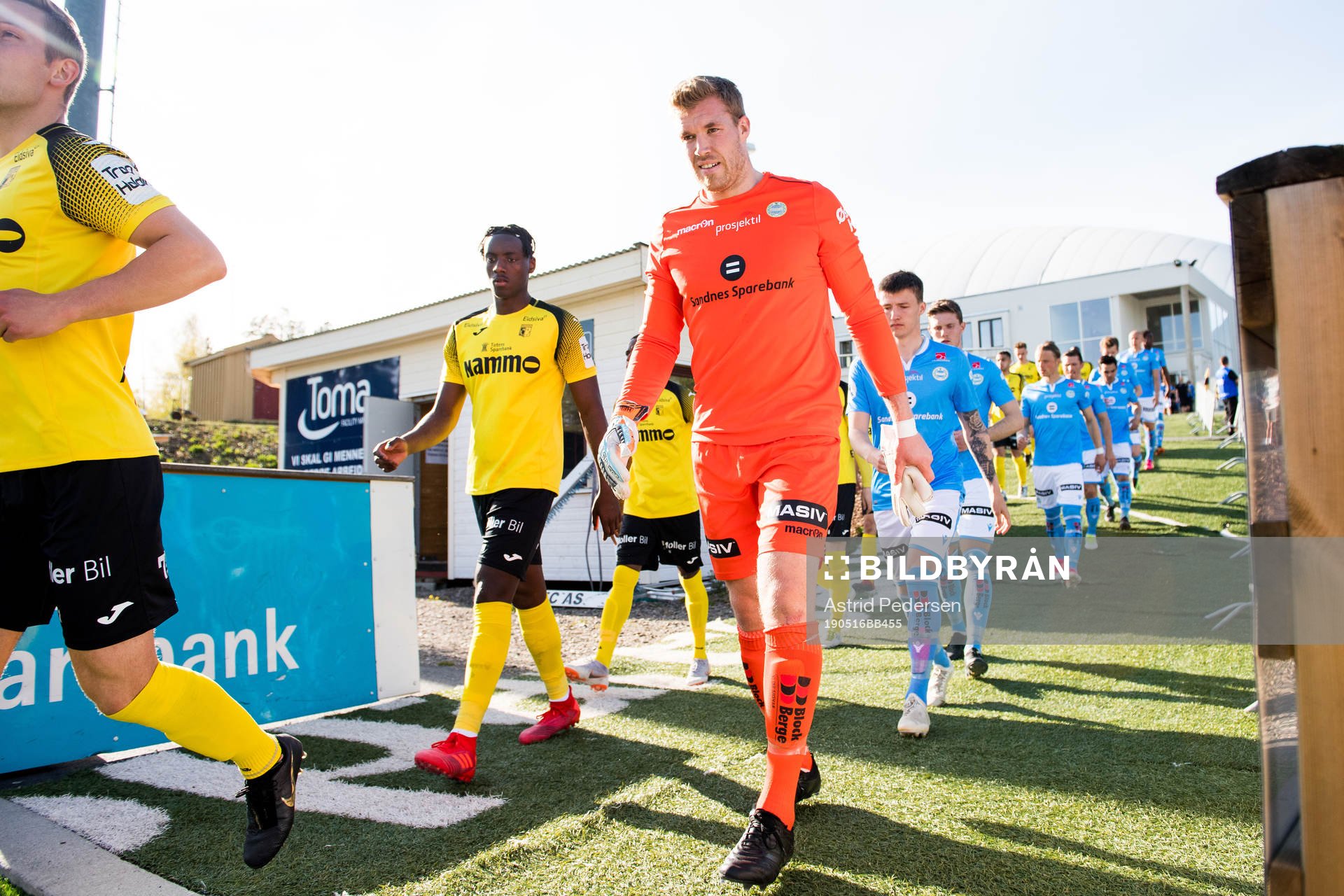 Goalkeeper Saku-Pekka Sahlgren of Sandnes Ulf