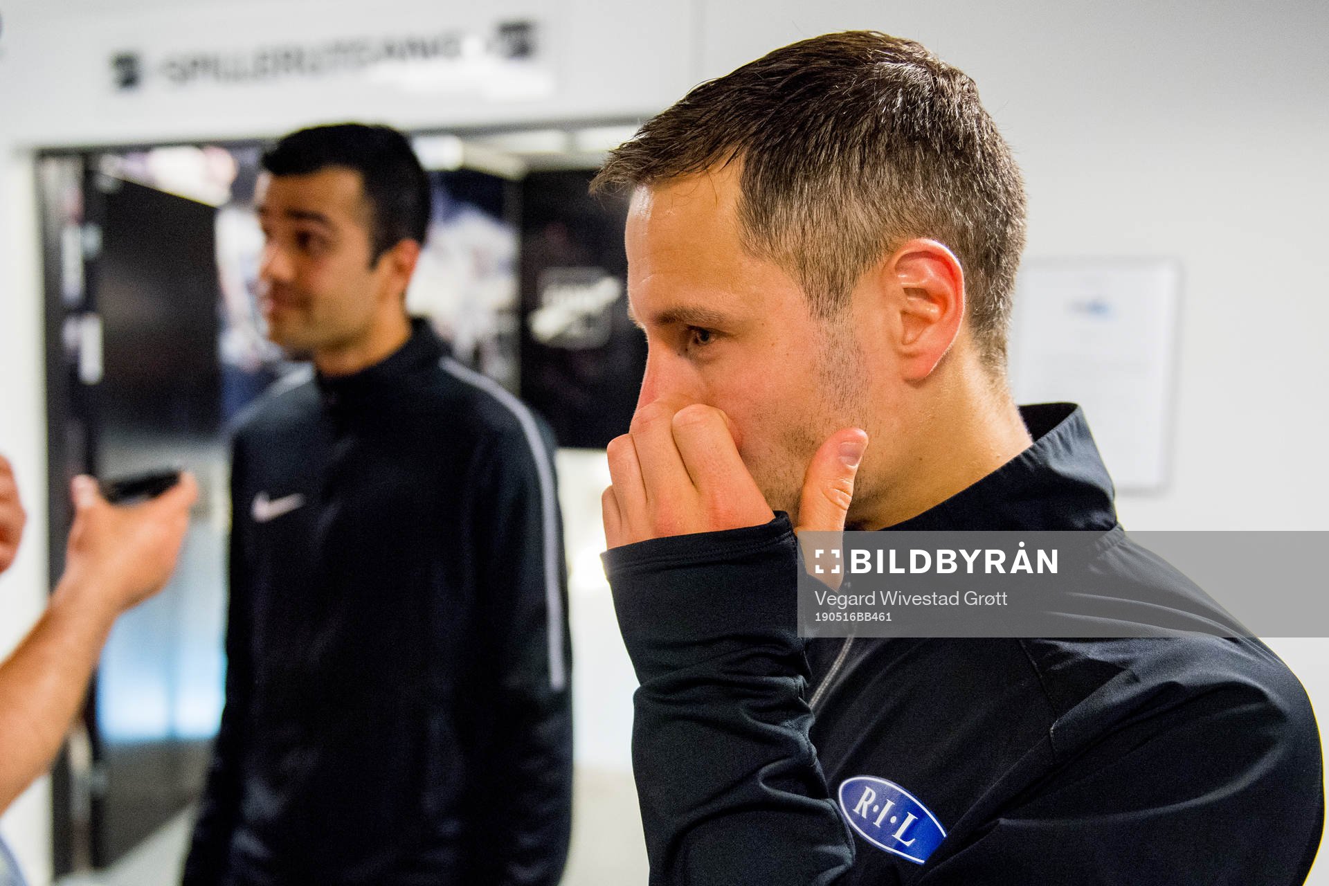 Mads Reginiussen of Ranheim looks dejected after the Eliteserien football match between Odd and Ranheim on May 16, 2019 in Skien.