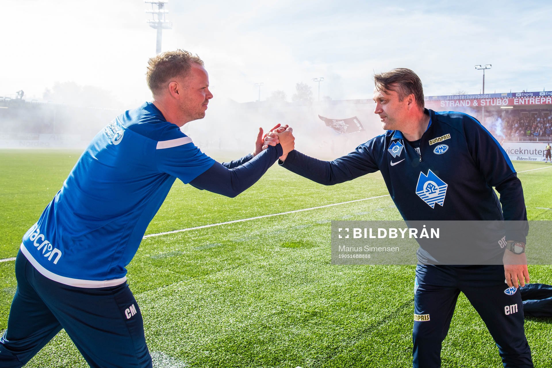 Christian Michelsen, head coach of Kristiansund,  and