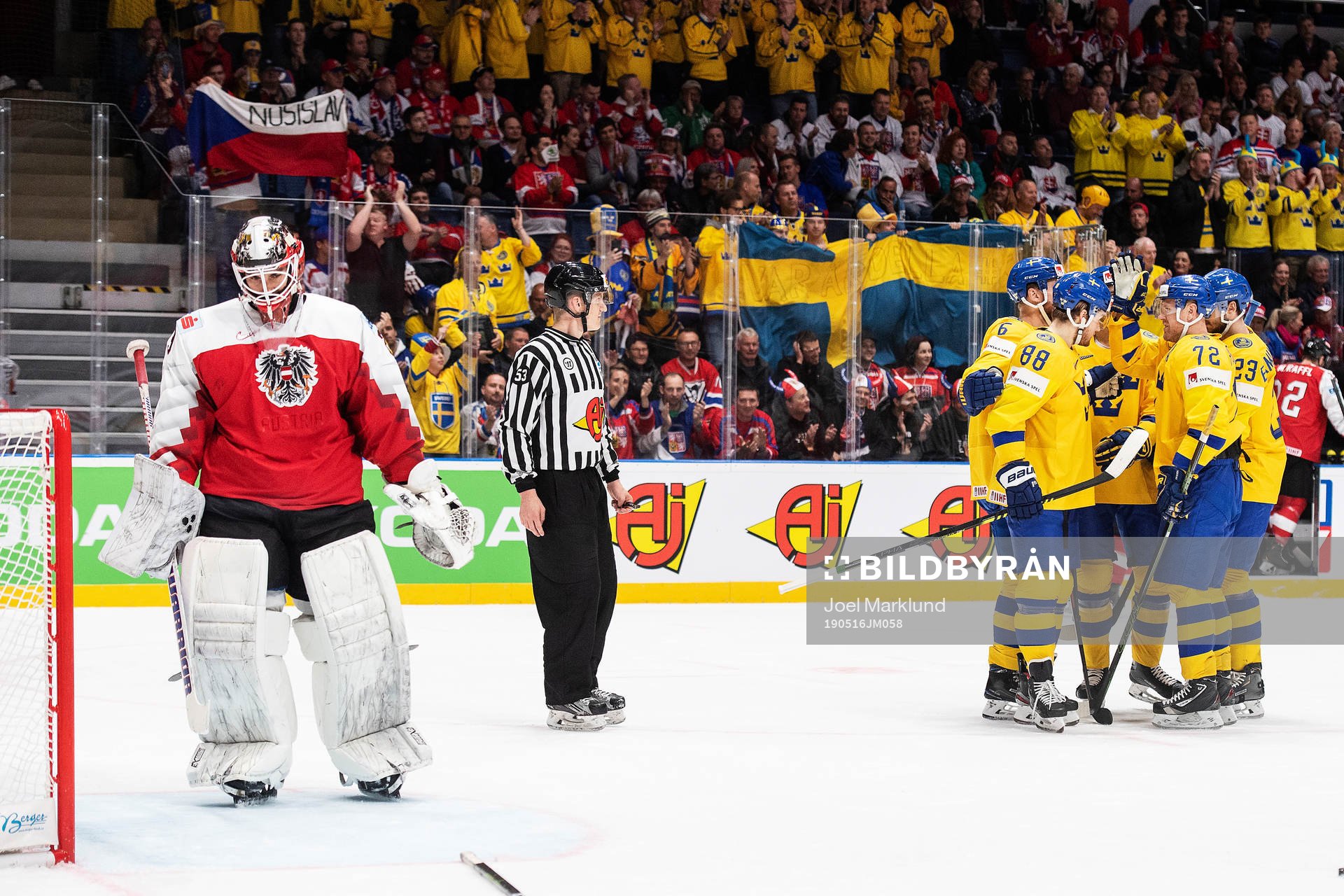 Adam Larsson, William Nylander, Patric Hörnqvist and