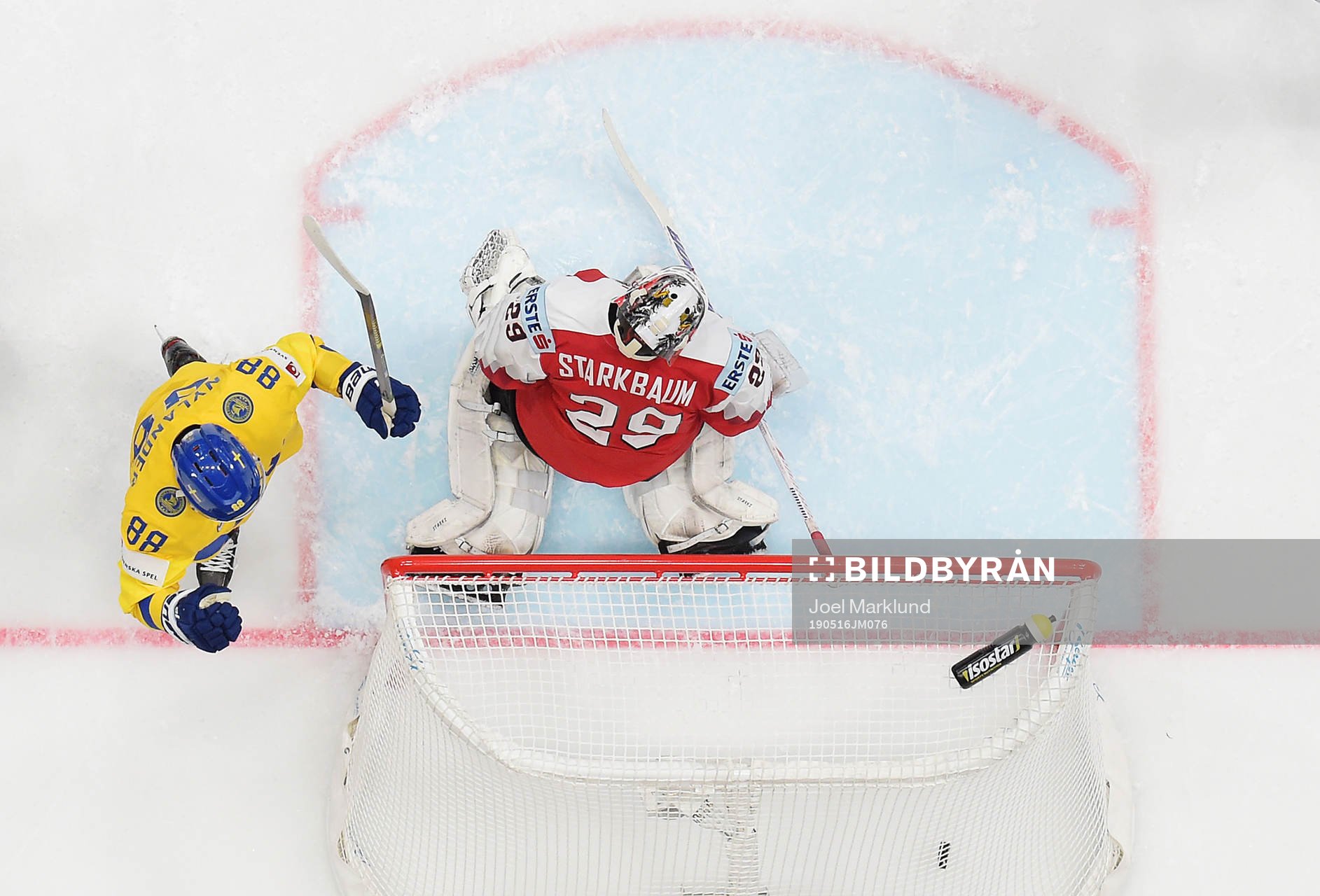William Nylander of Sweden celebrates