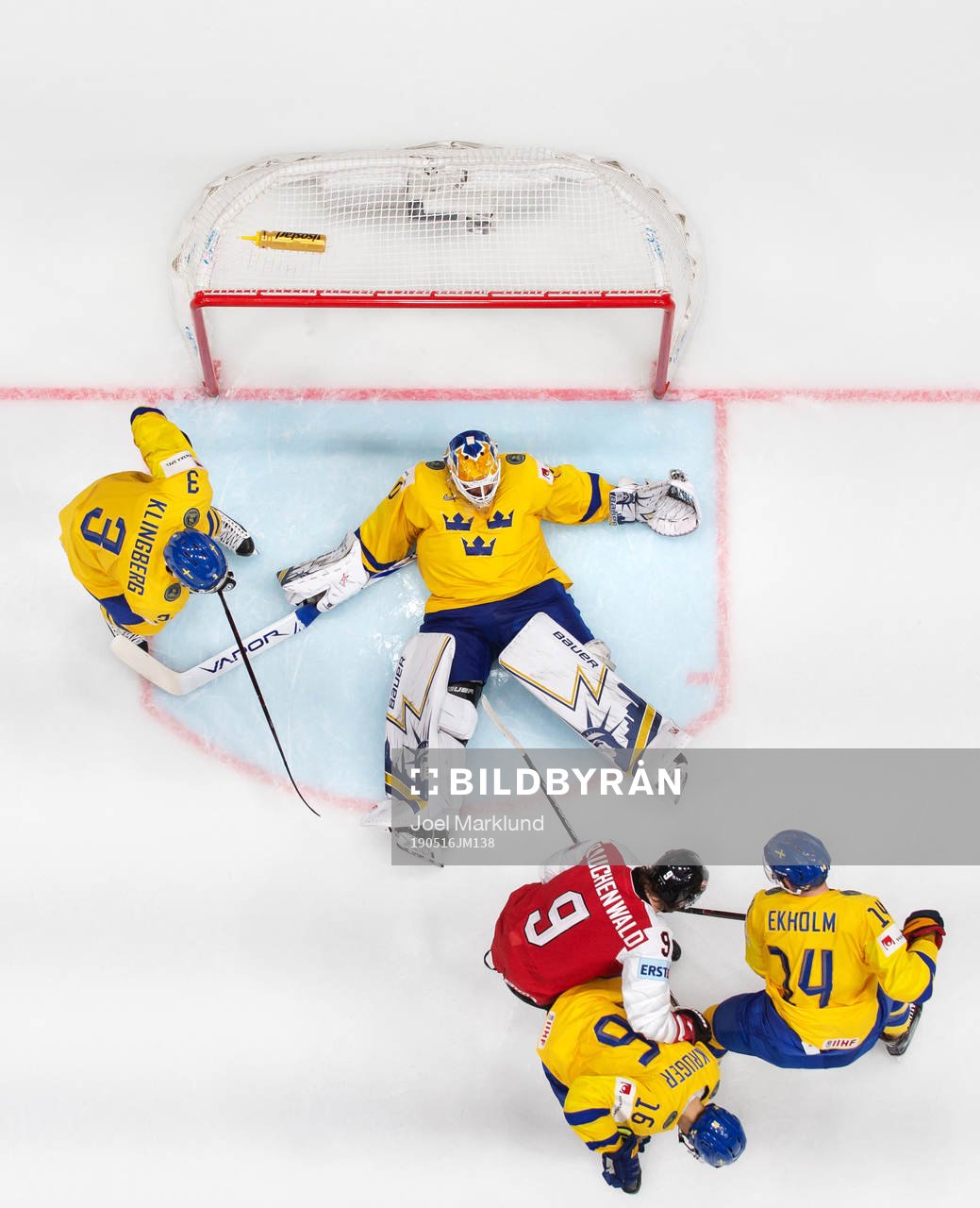 John Klingberg, goaltender Henrik Lundqvist, Marcus Krüger