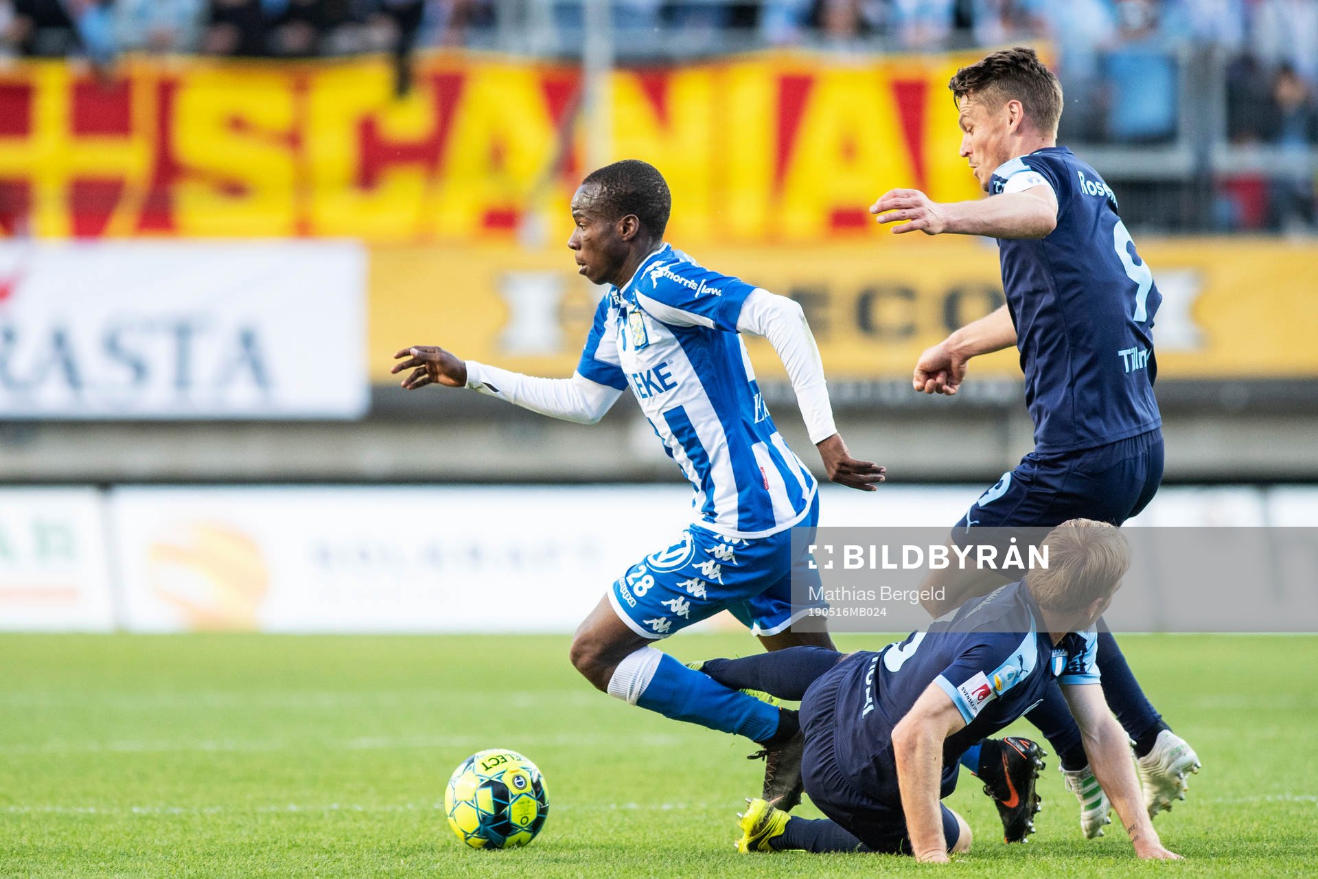 IFK Göteborgs Alhassan Yusuf Abdullahi och Malmö FFs