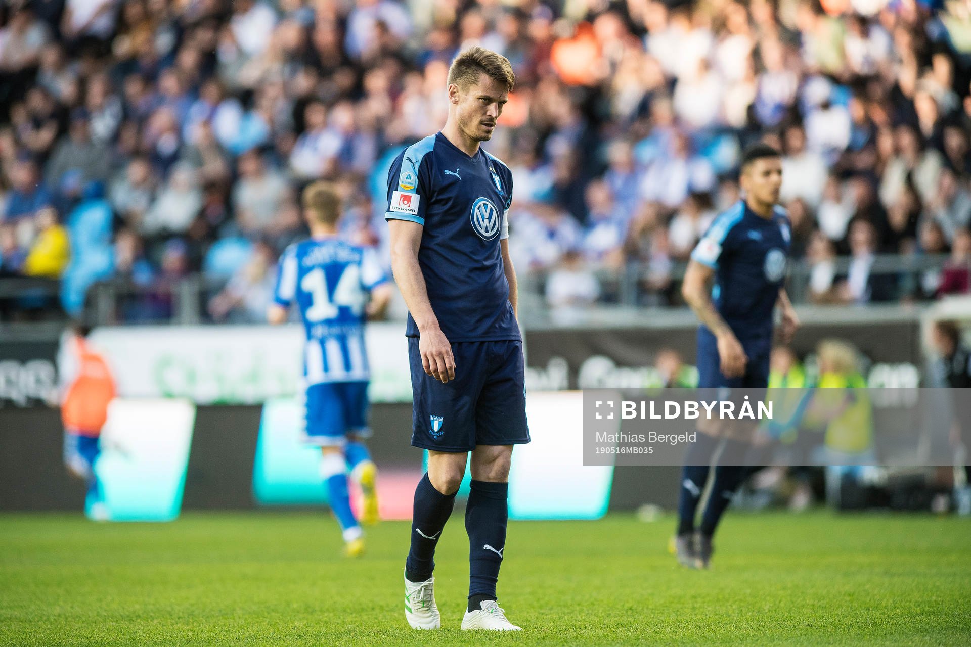 Malmö FFs Markus Rosenberg deppar