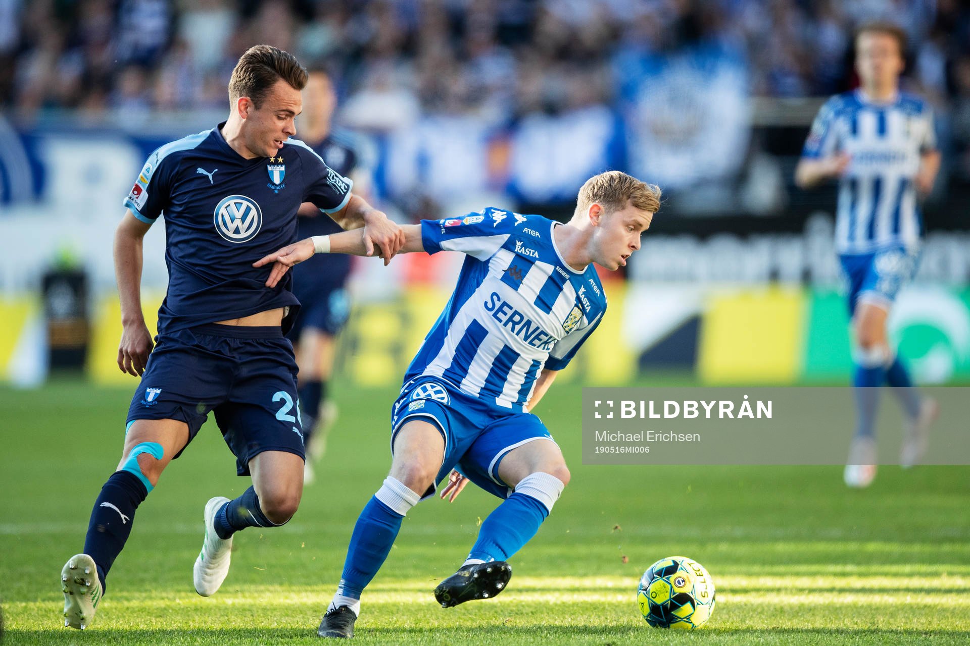 Malmö FFs Andreas Vindheim och IFK Göteborgs Victor