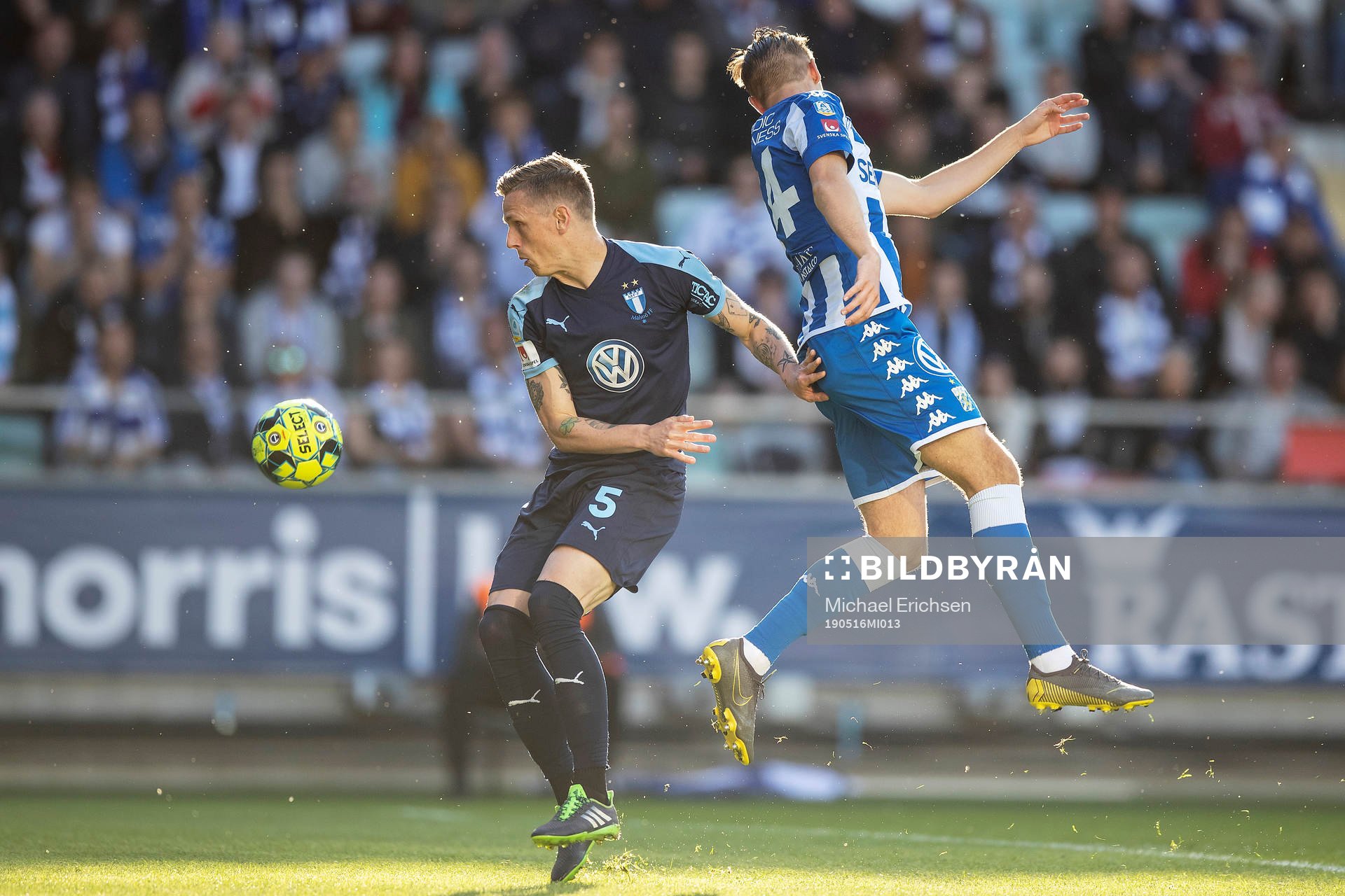 Malmö FFs Sören Rieks och IFK Göteborgs Benjamin Nygren