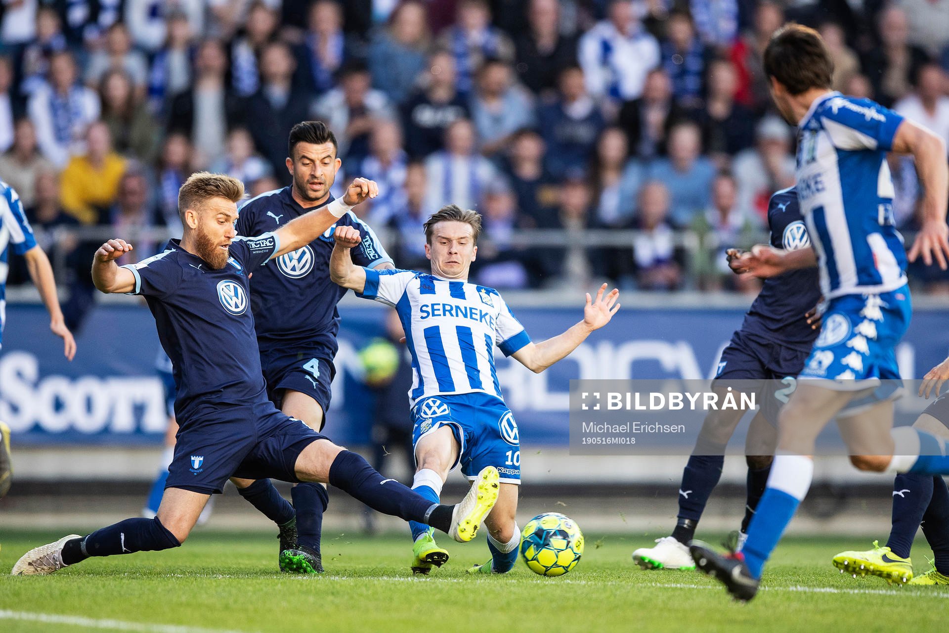 Malmö FFs Rasmus Bengtsson och IFK Göteborgs Patrik
