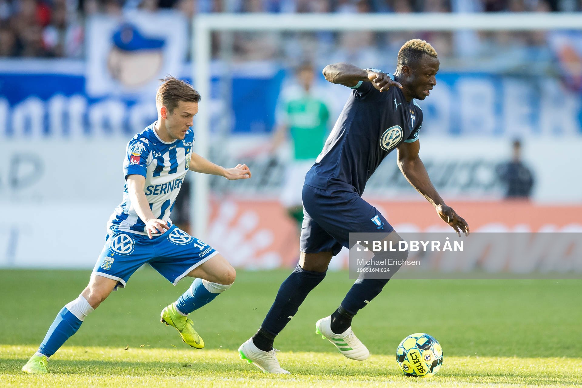IFK Göteborgs Patrik Karlsson Lagemyr och Malmö FFs Bonke