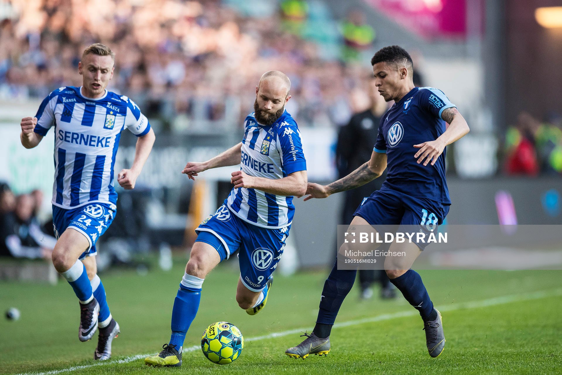 IFK Göteborgs Sebastian Ohlsson och Robin Söder mot