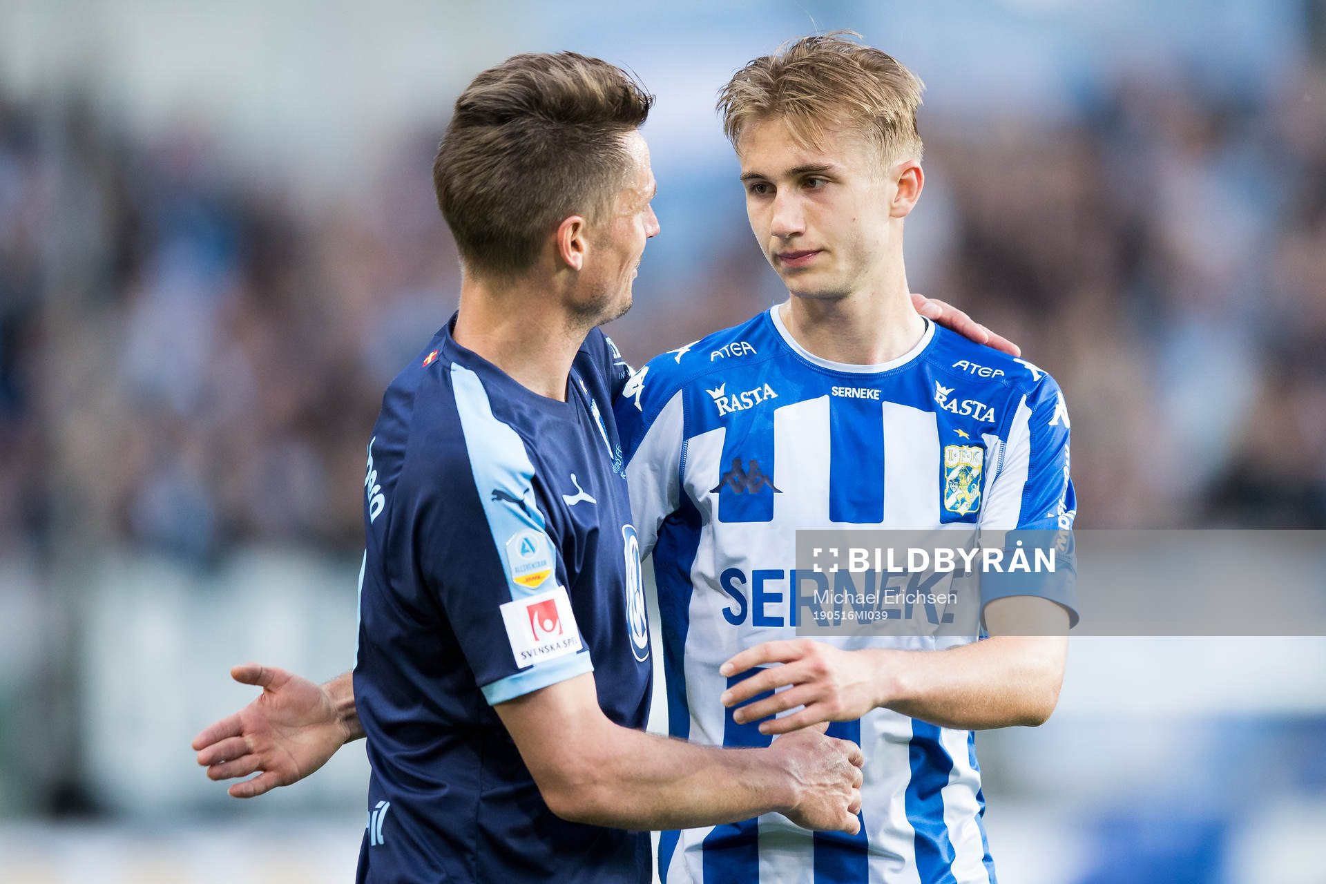 Malmö FFs Markus Rosenberg och IFK Göteborgs Benjamin