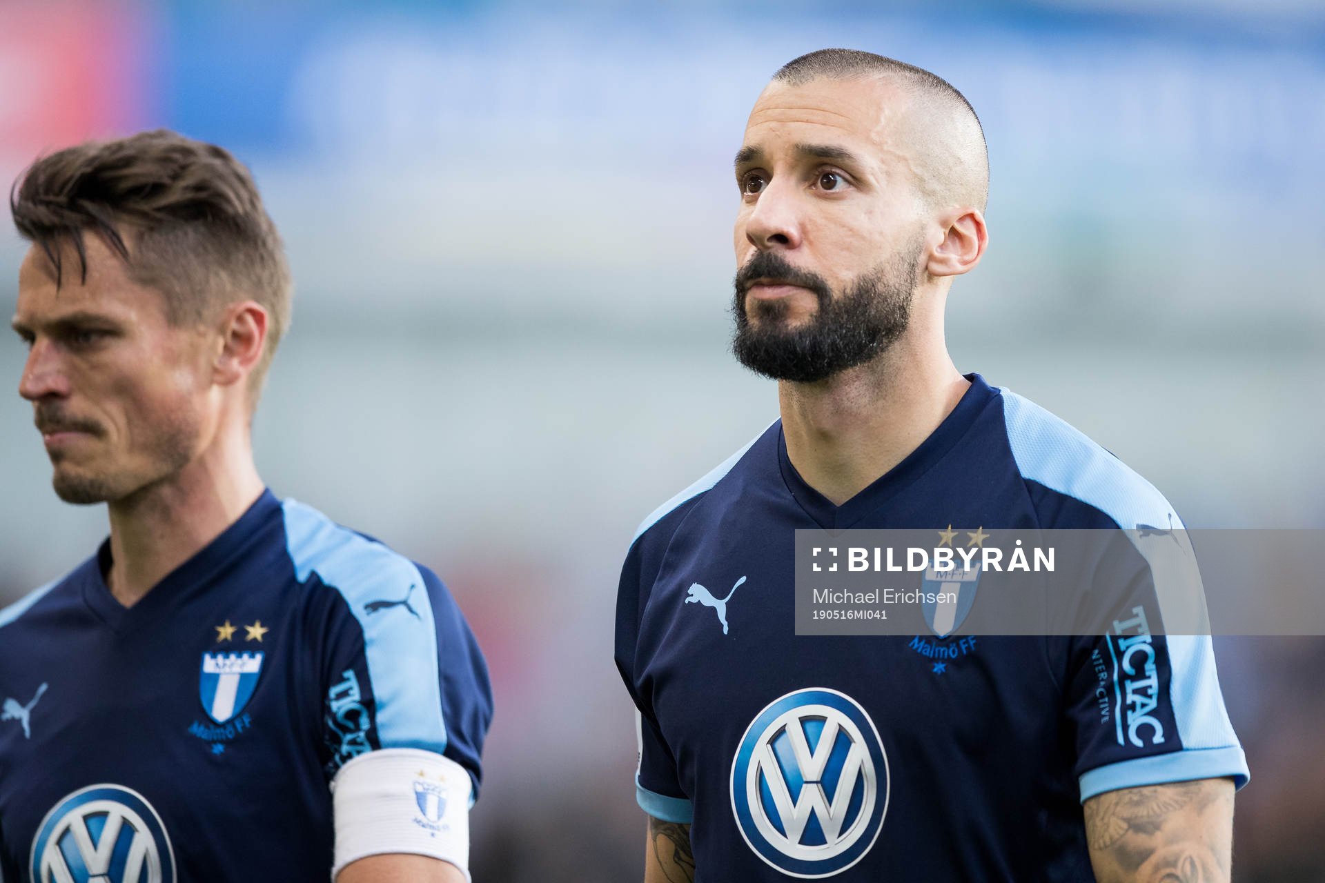 Malmö FFs Markus Rosenberg och Guillermo Molins