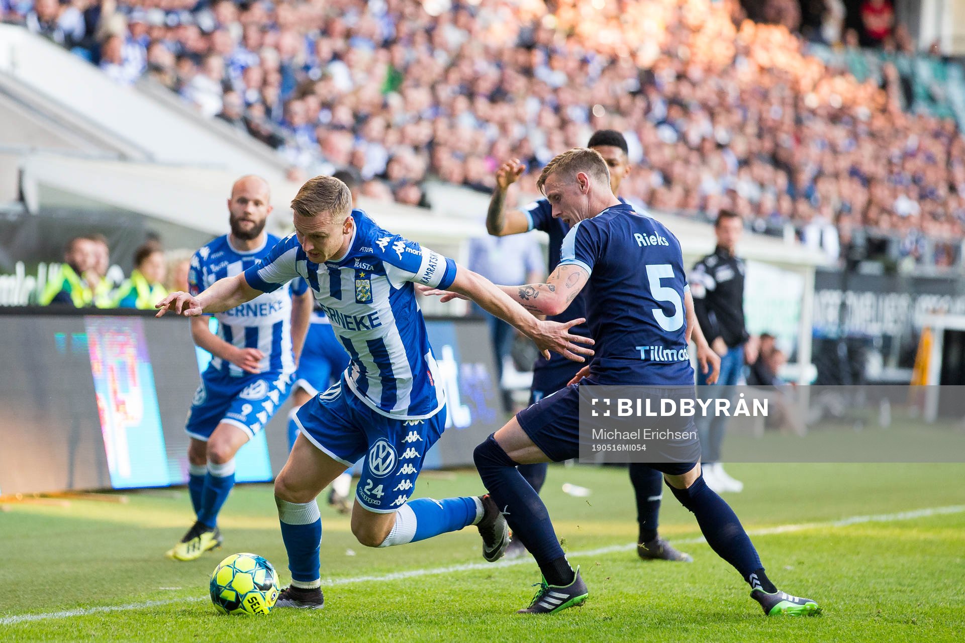 IFK Göteborgs Sebastian Ohlsson och Malmö FFs Sören Rieks