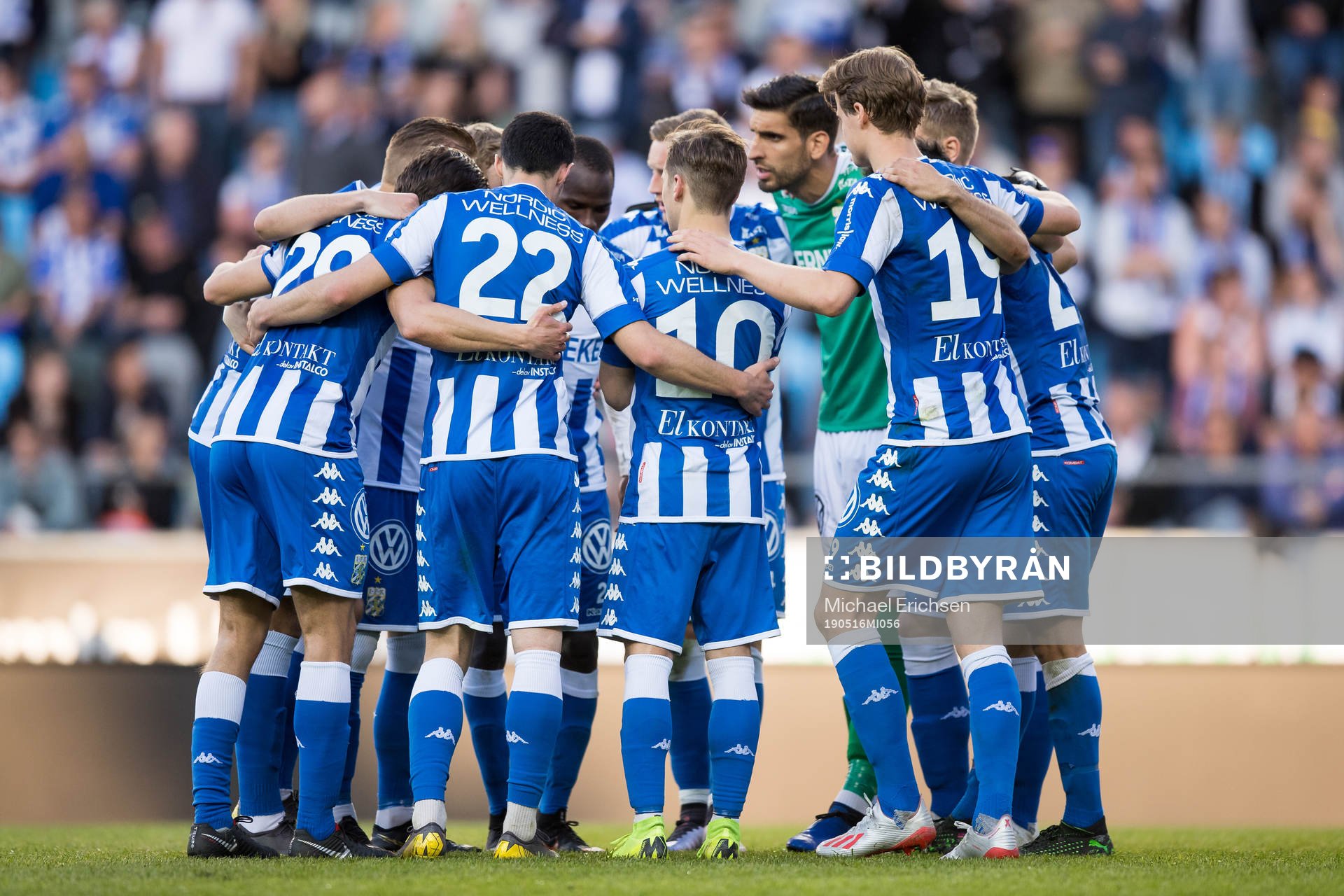 IFK Göteborg samlade innan andra halvlek av