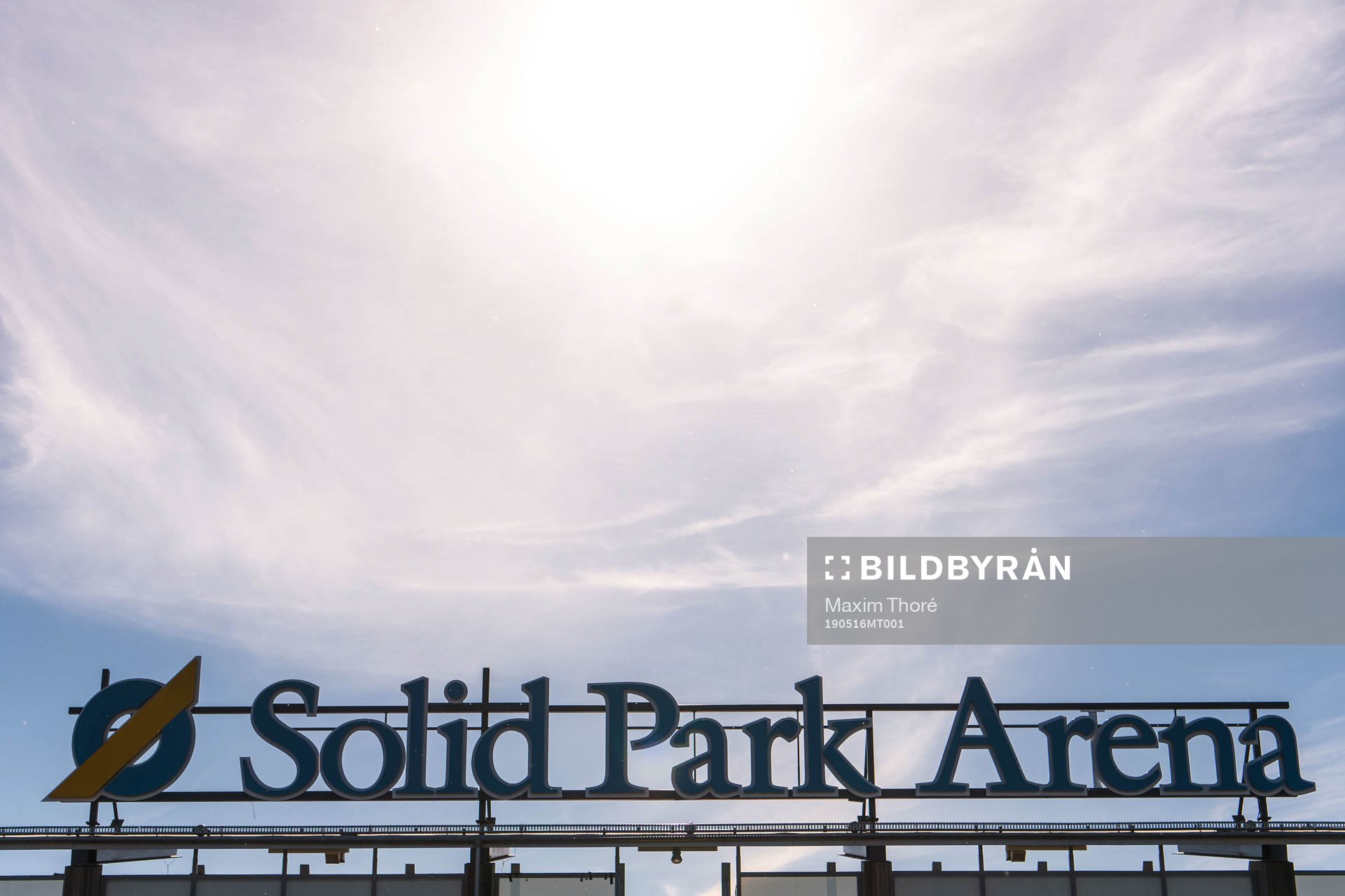 Exteriör av Solid Park Arena
