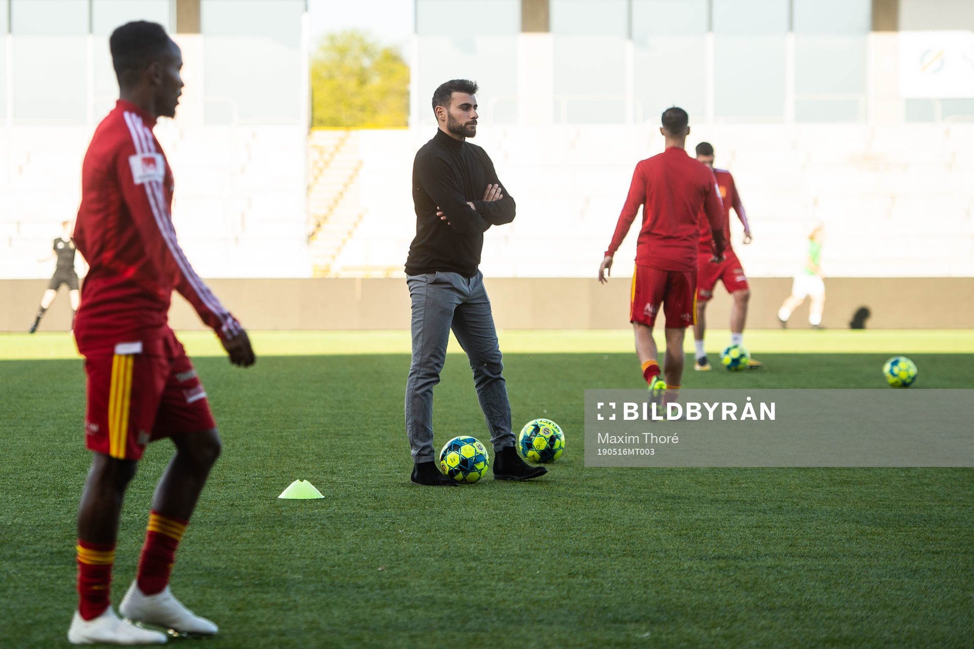 Syrianskas tillfällige tränare Mattias Genc