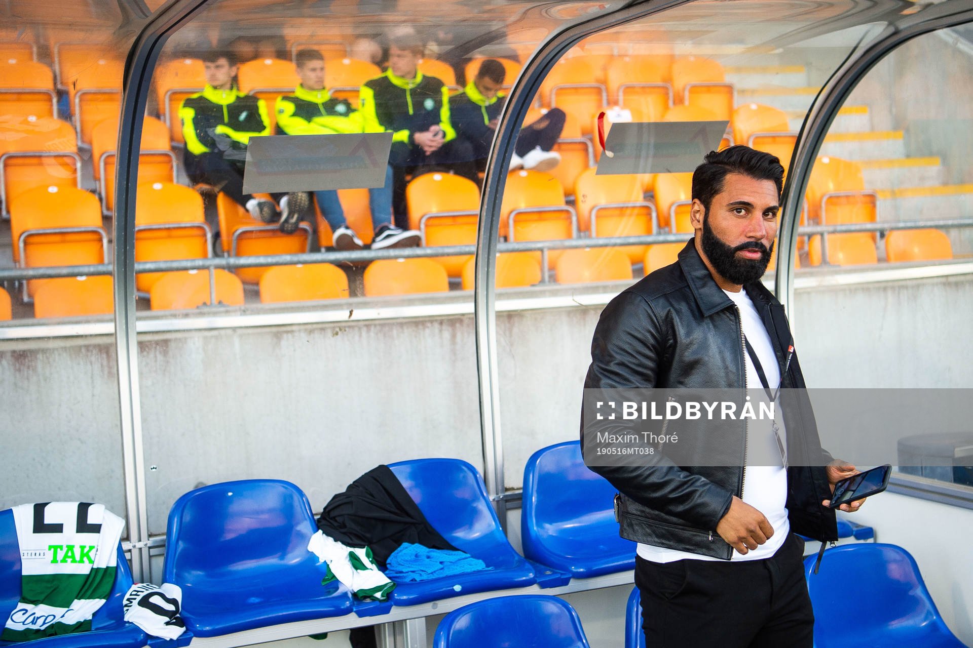Västerås Stefan Batan under fotbollsmatchen i Superettan mellan Västerås och Syrianska den 16 maj 2019 i Västerås.