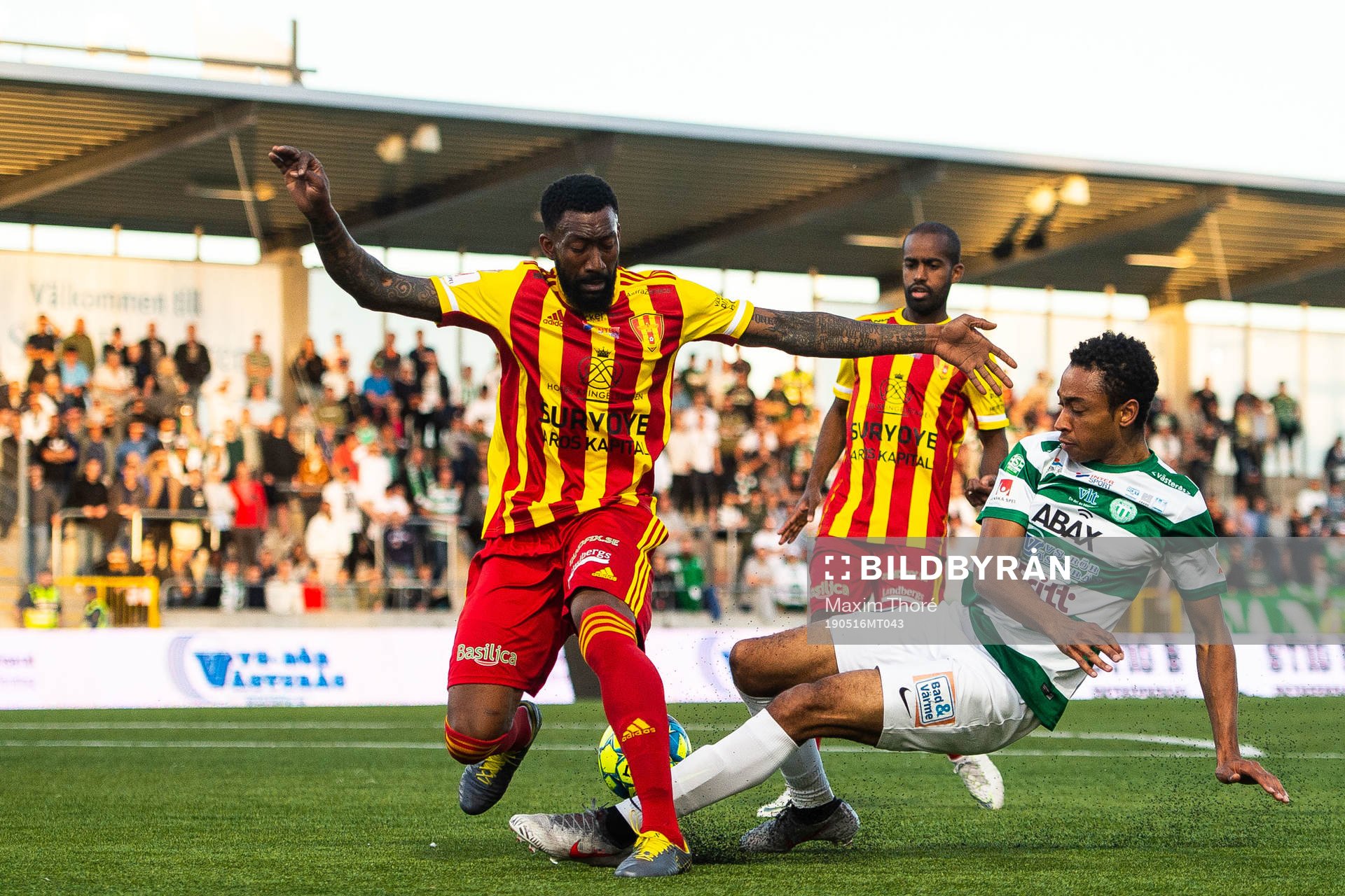 Syrianskas Abdel Rhamane Khalil Diarra och Västerås Brian