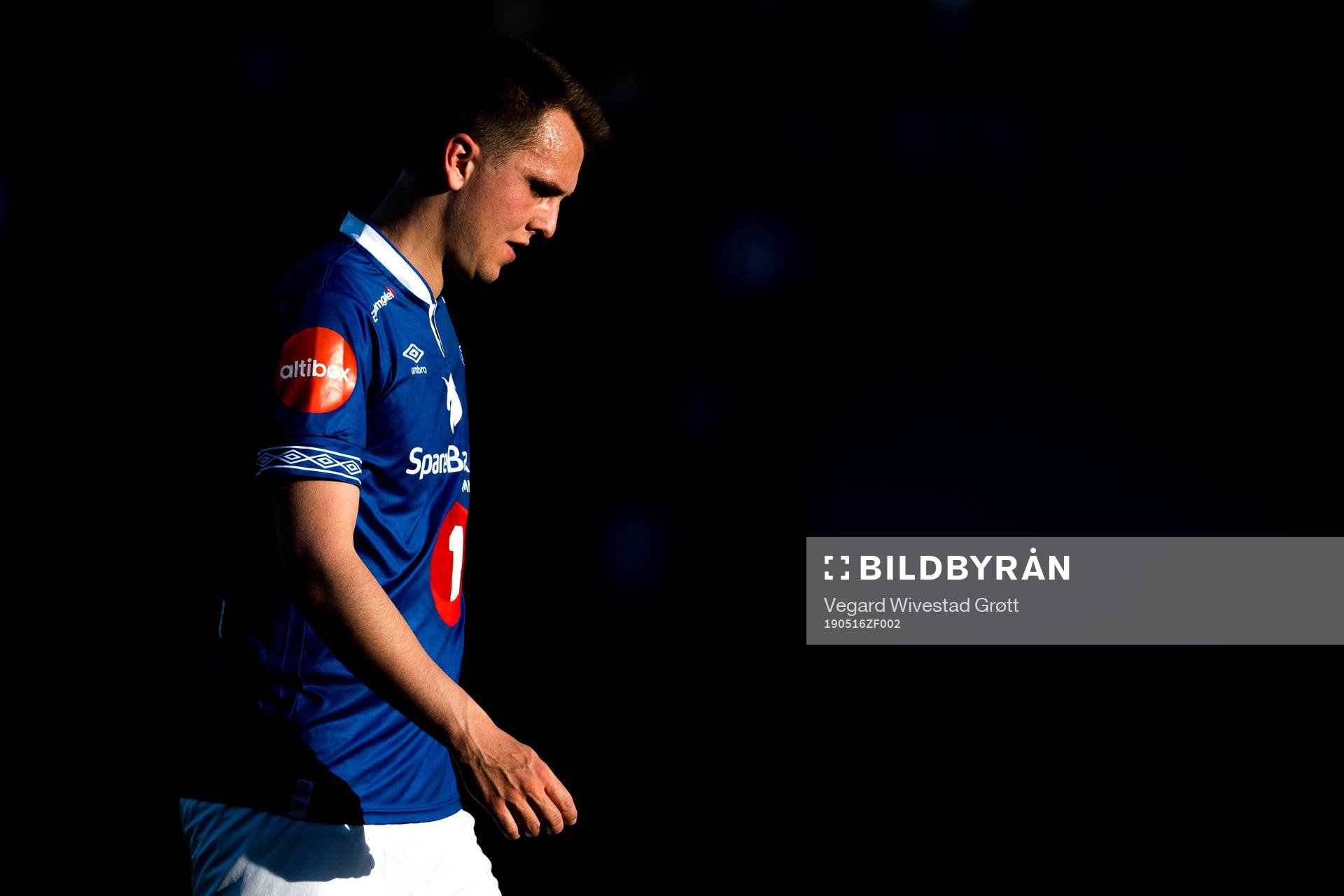 Ivar Sollie Rønning of Ranheim looks dejected